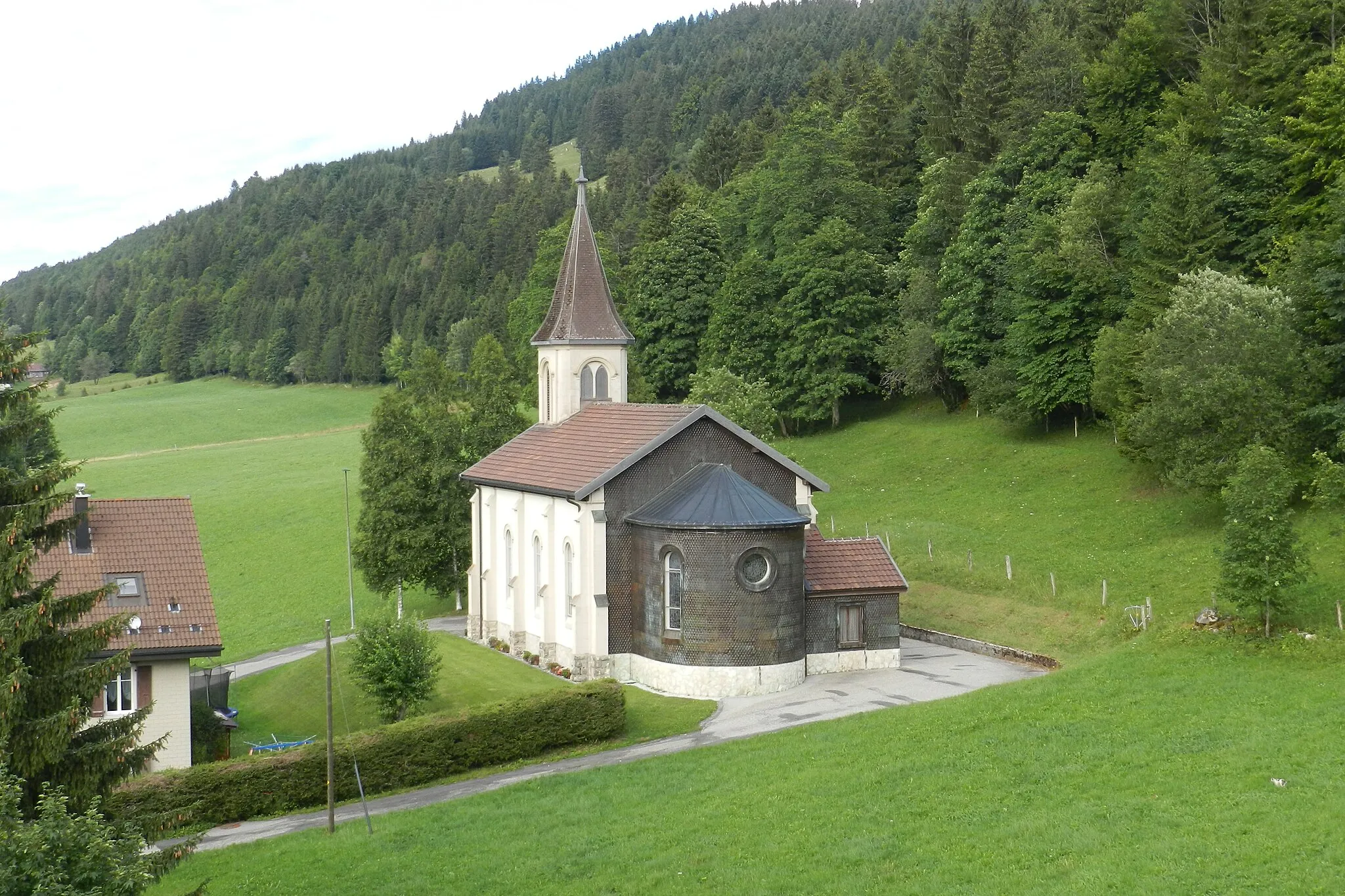 Photo showing: L'église catholique du Brassus, construite à la fin du XIXe siècle.