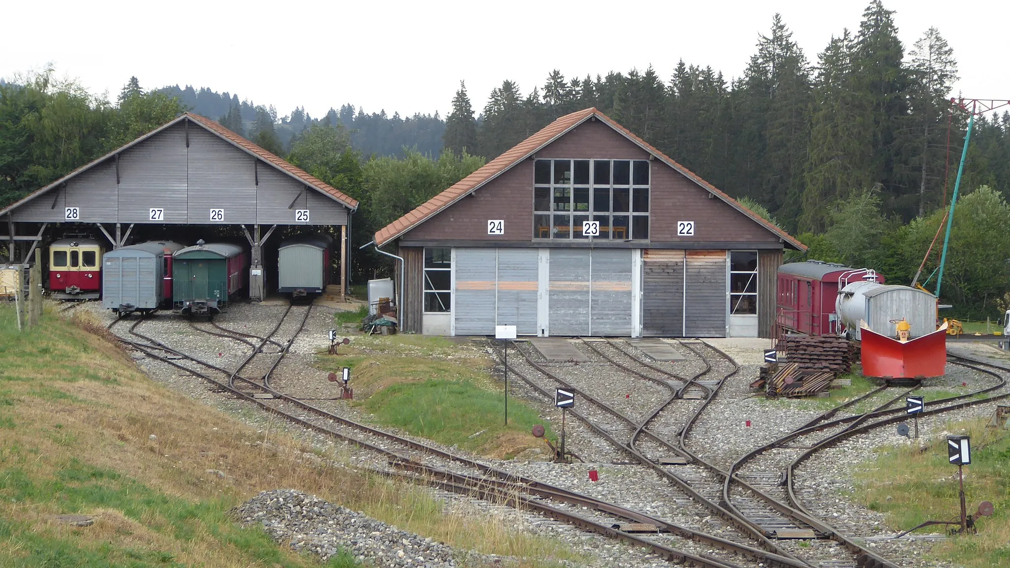 Photo showing: Depot von La Traction in Pré-Petitjean