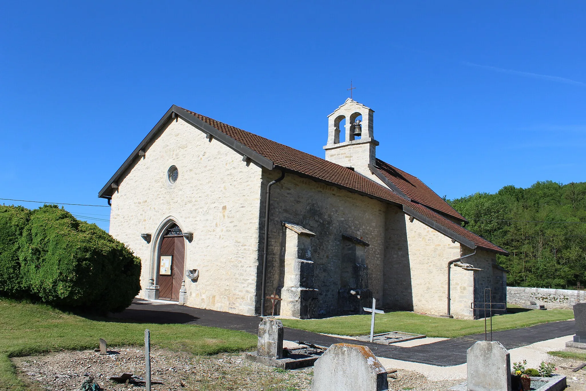 Photo showing: Église Sainte-Madeleine de Pouillat.