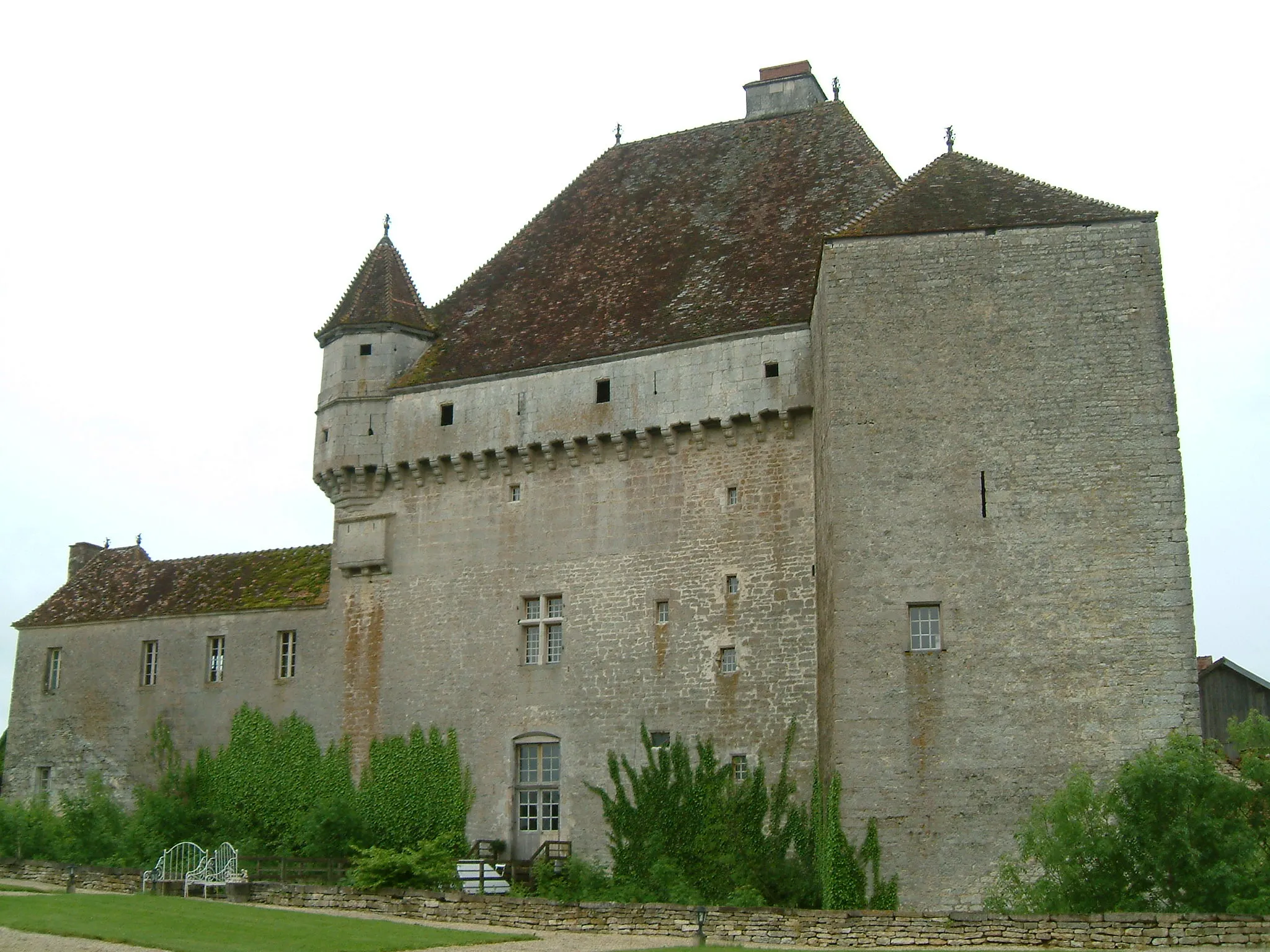Photo showing: Rosières castle, Saint-Seine-sur-Vingeanne, Burgundy, FRANCE.