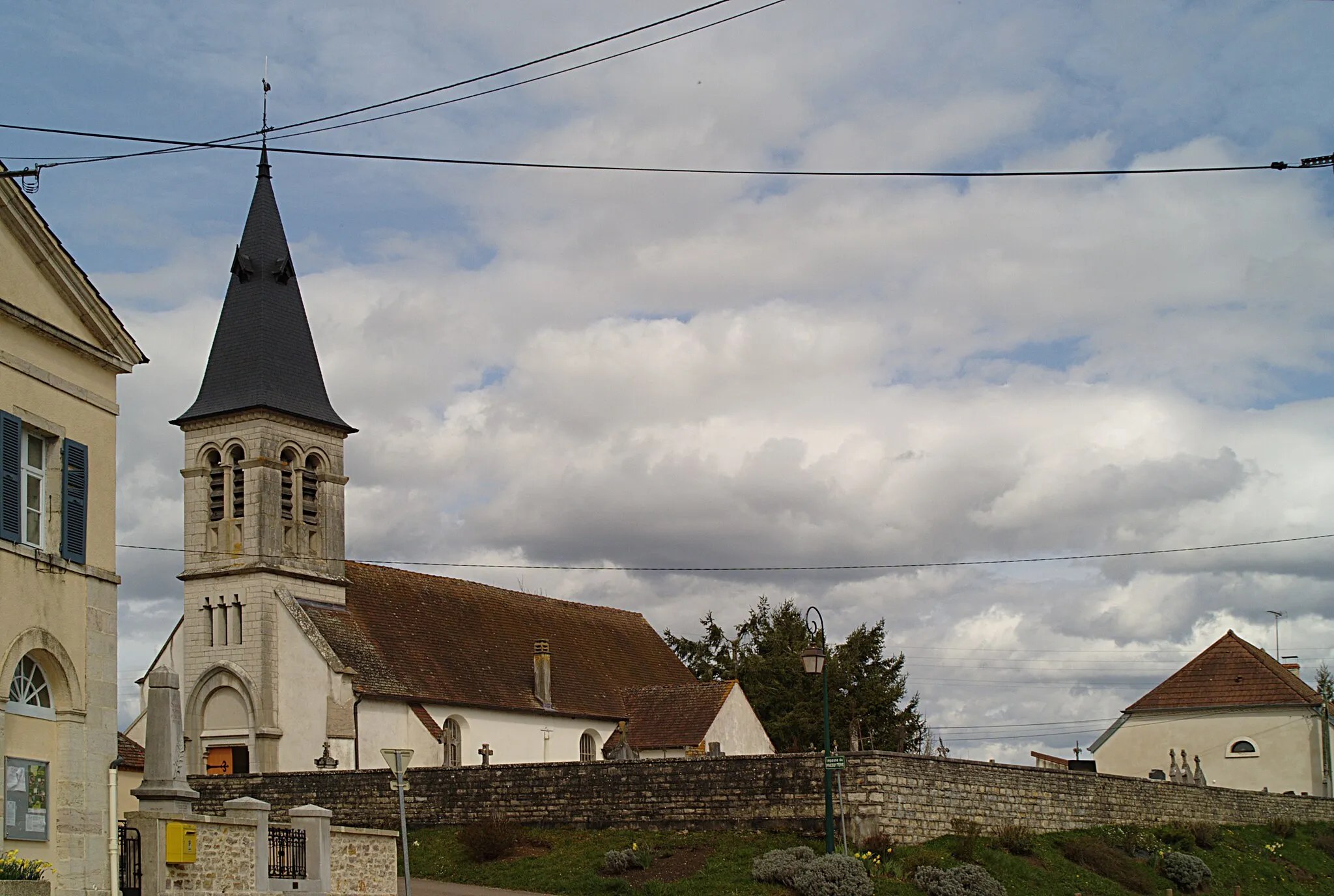 Photo showing: Église paroissiale, Saint-Symphorien-sur-Saône (Côte d'Or, Bourgogne, France)