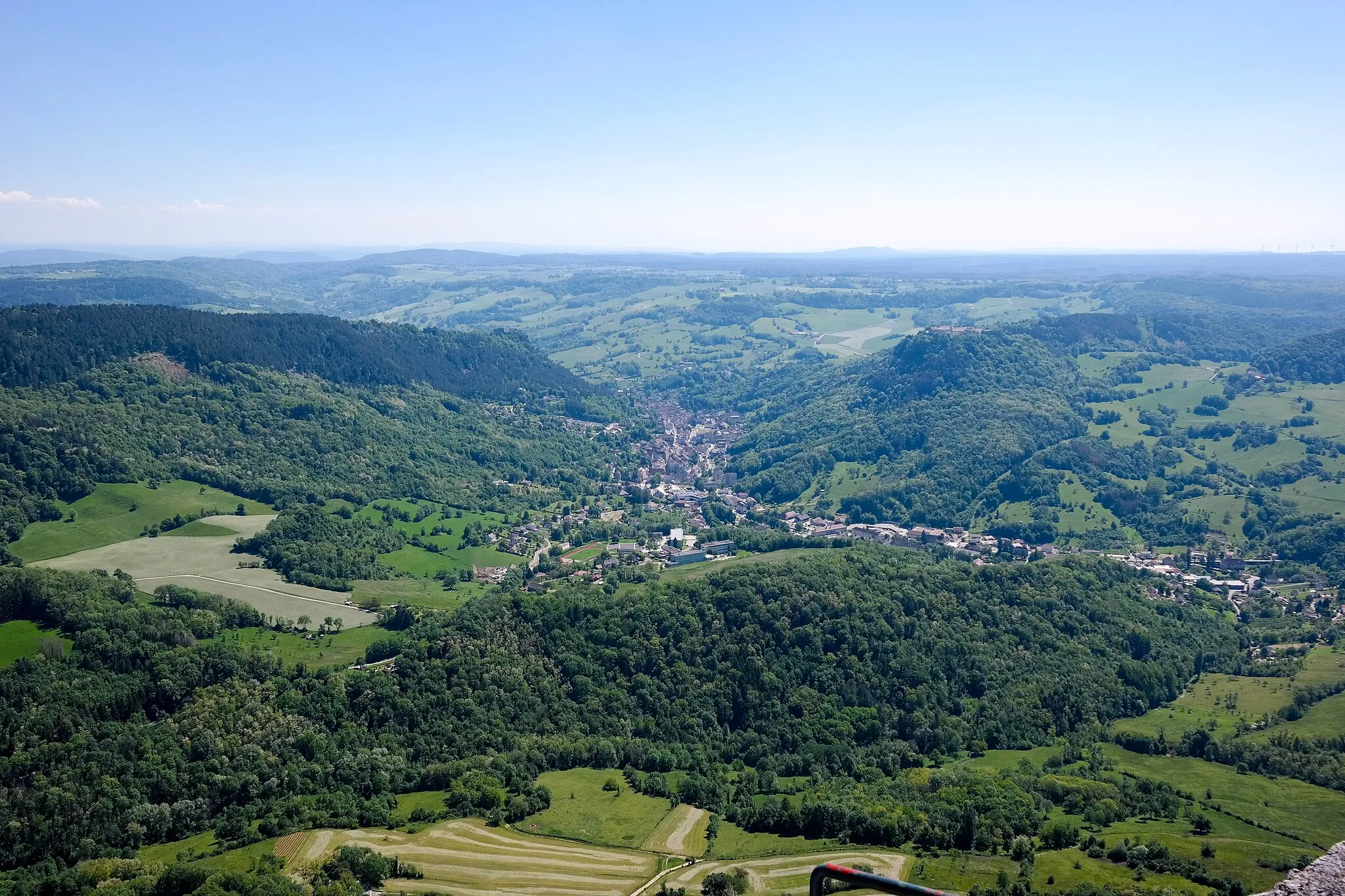 Photo showing: Vue depuis le Mont Poupet