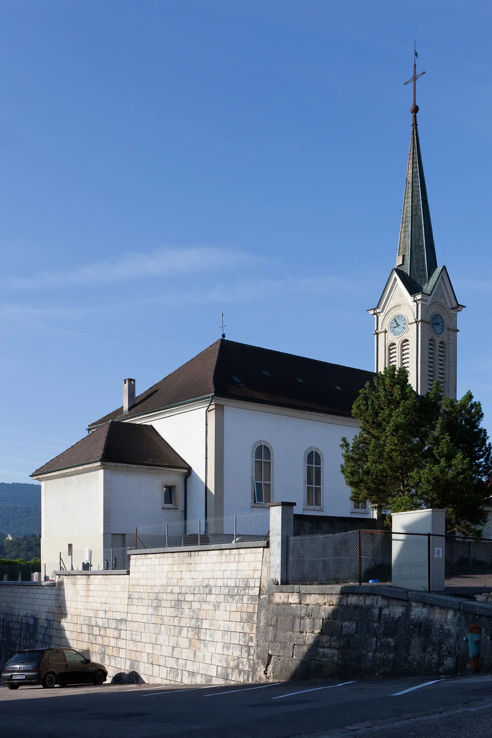 Photo showing: Eglise Saint-Martin à Courtedoux (JU)