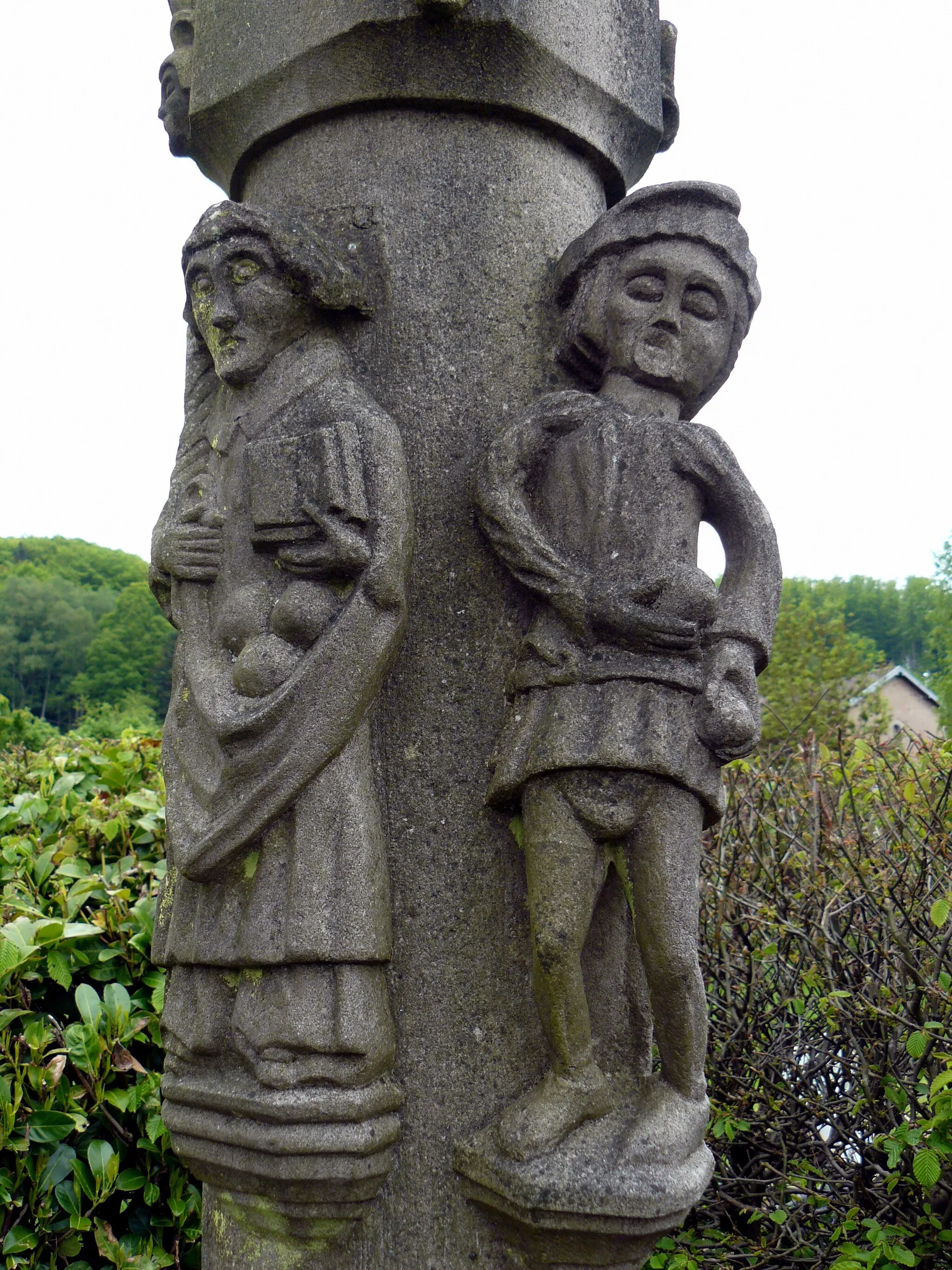 Photo showing: Fougerolles (Haute-Saône, France) : Croix de Blanzey (détail)