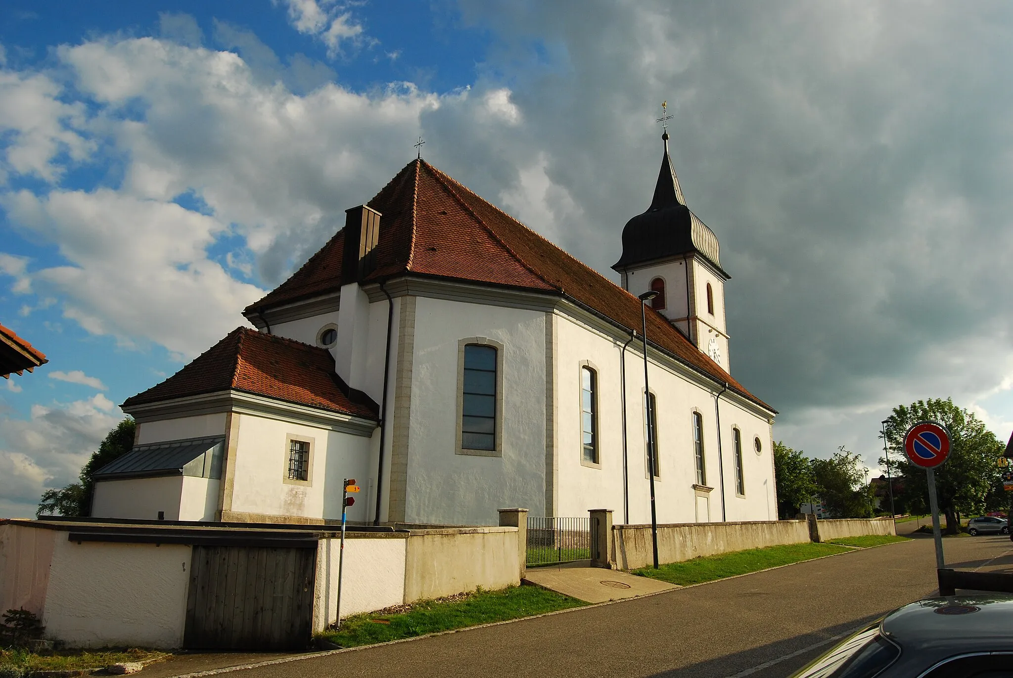 Photo showing: Church of Montfaucon, canton of Jura, Switzerland