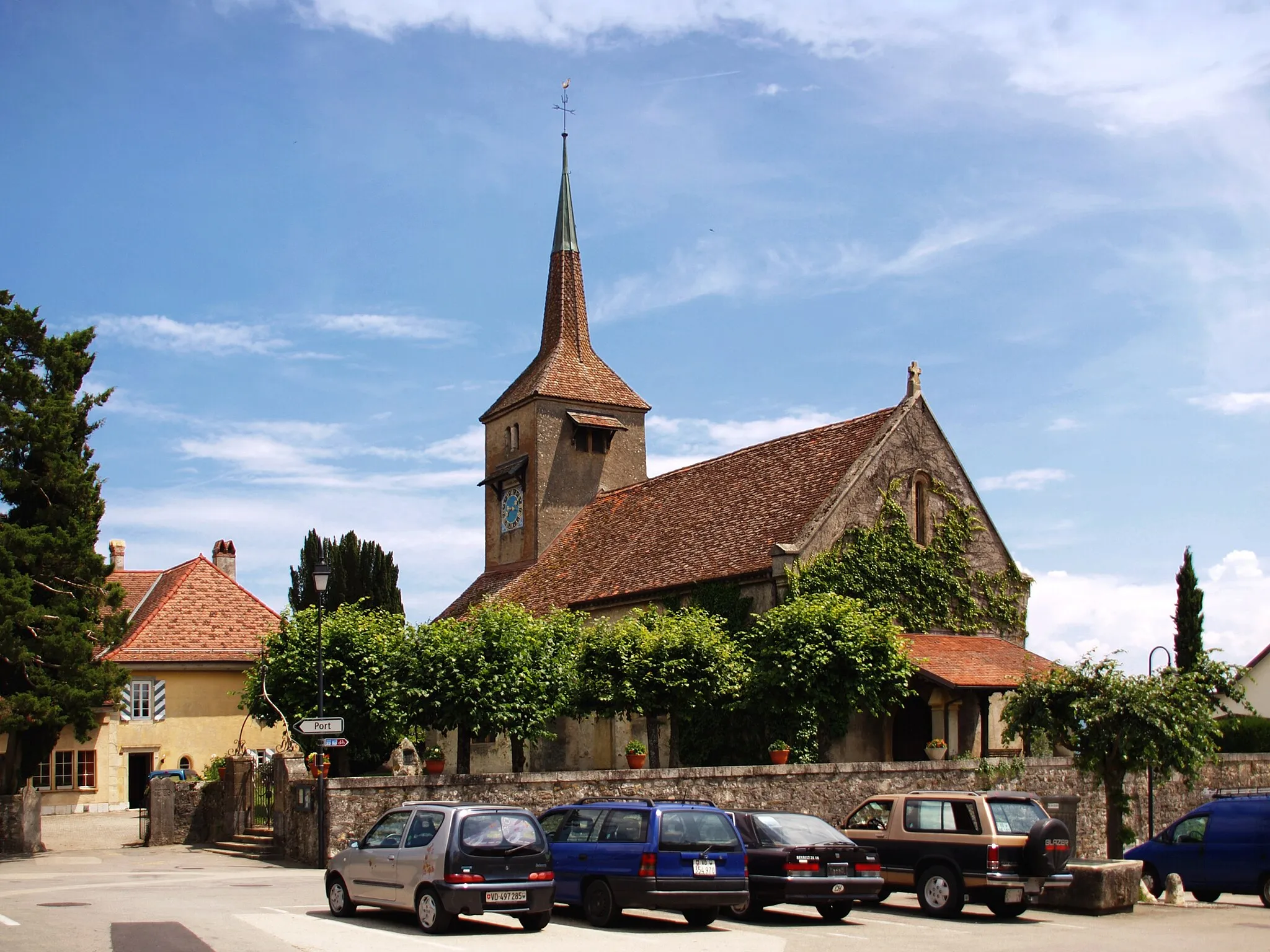 Photo showing: Concise (Suisse) - Église Saint Jean-Baptiste