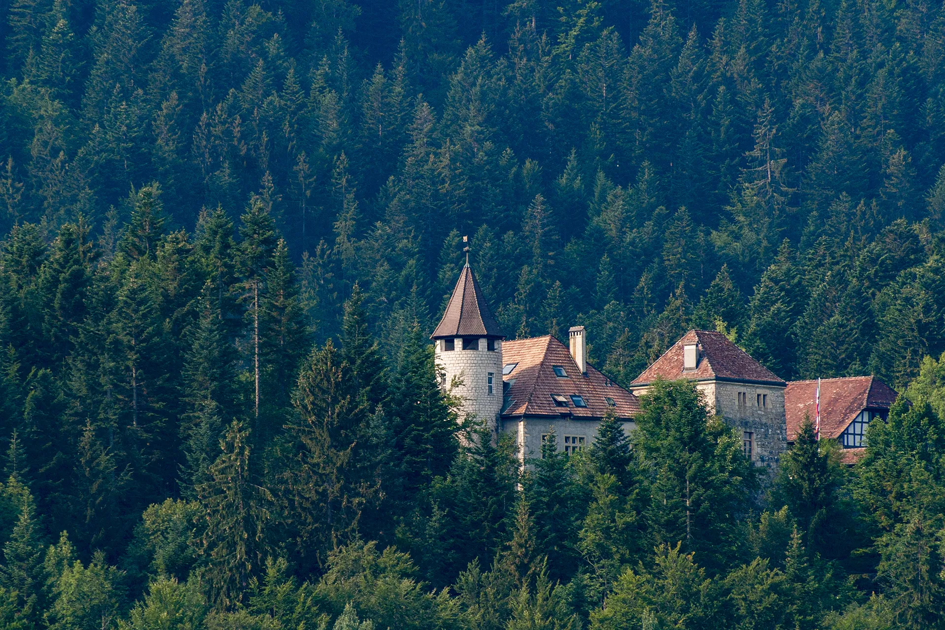 Photo showing: Schloss von Môtiers (NE)