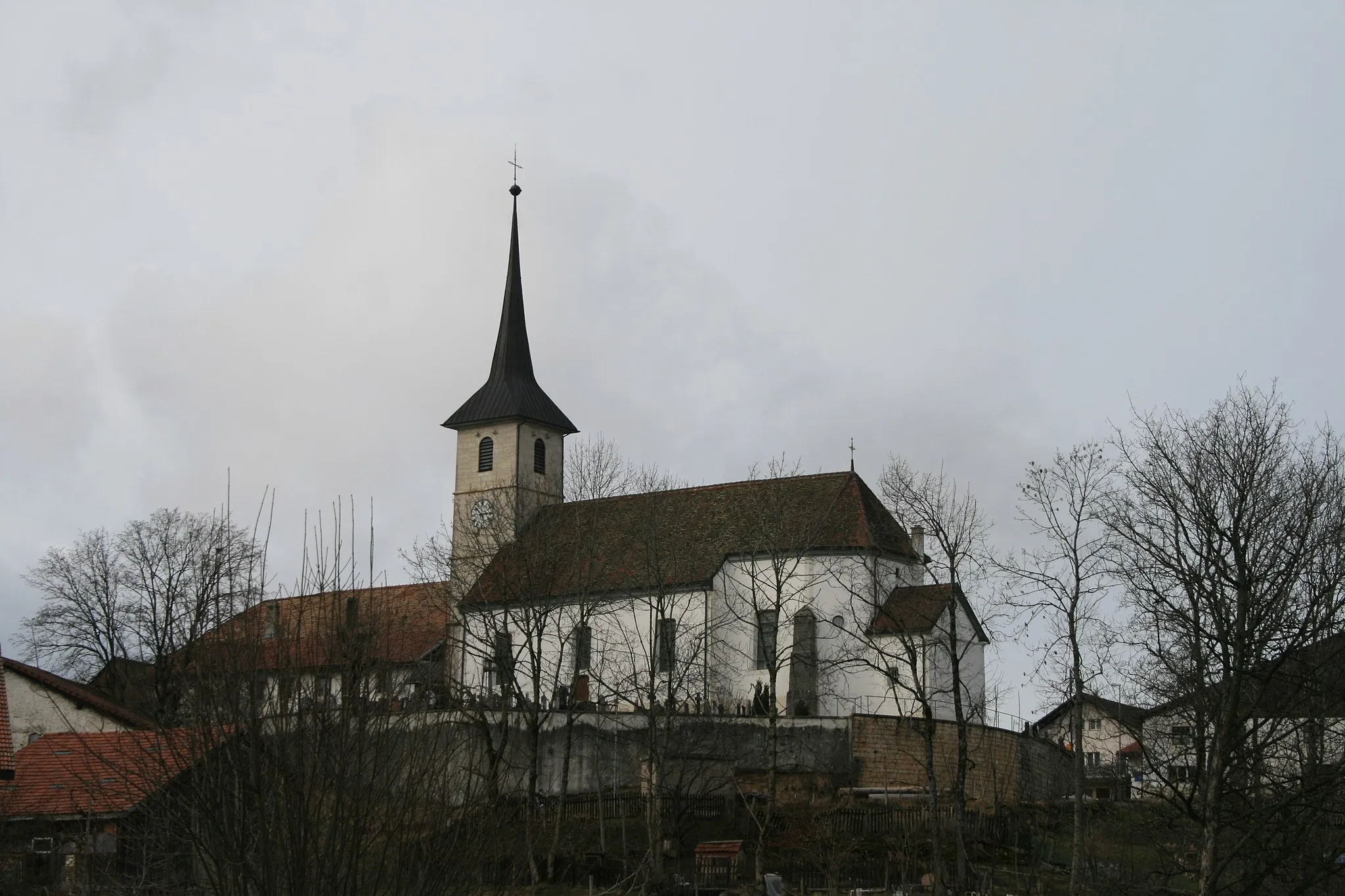 Photo showing: Kirche von Saint-Brais JU