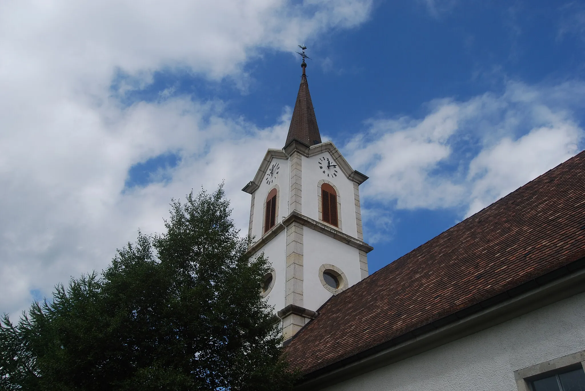 Photo showing: Church of Lajoux, canton of Jura, Switzerland