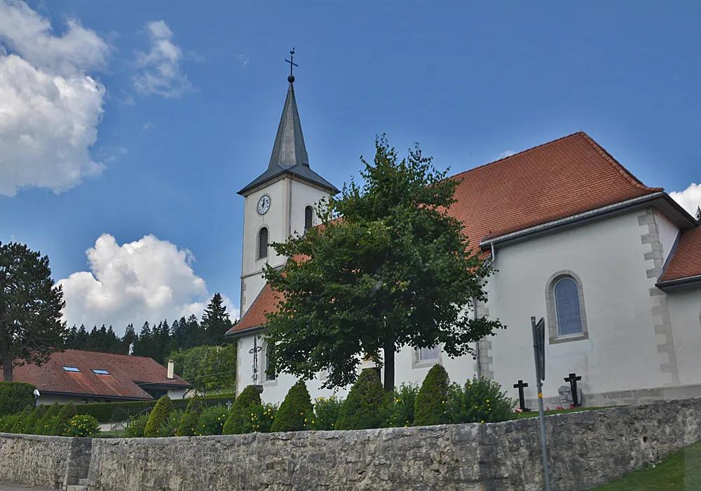Photo showing: Le Cerneux-Péquignot, Kirche