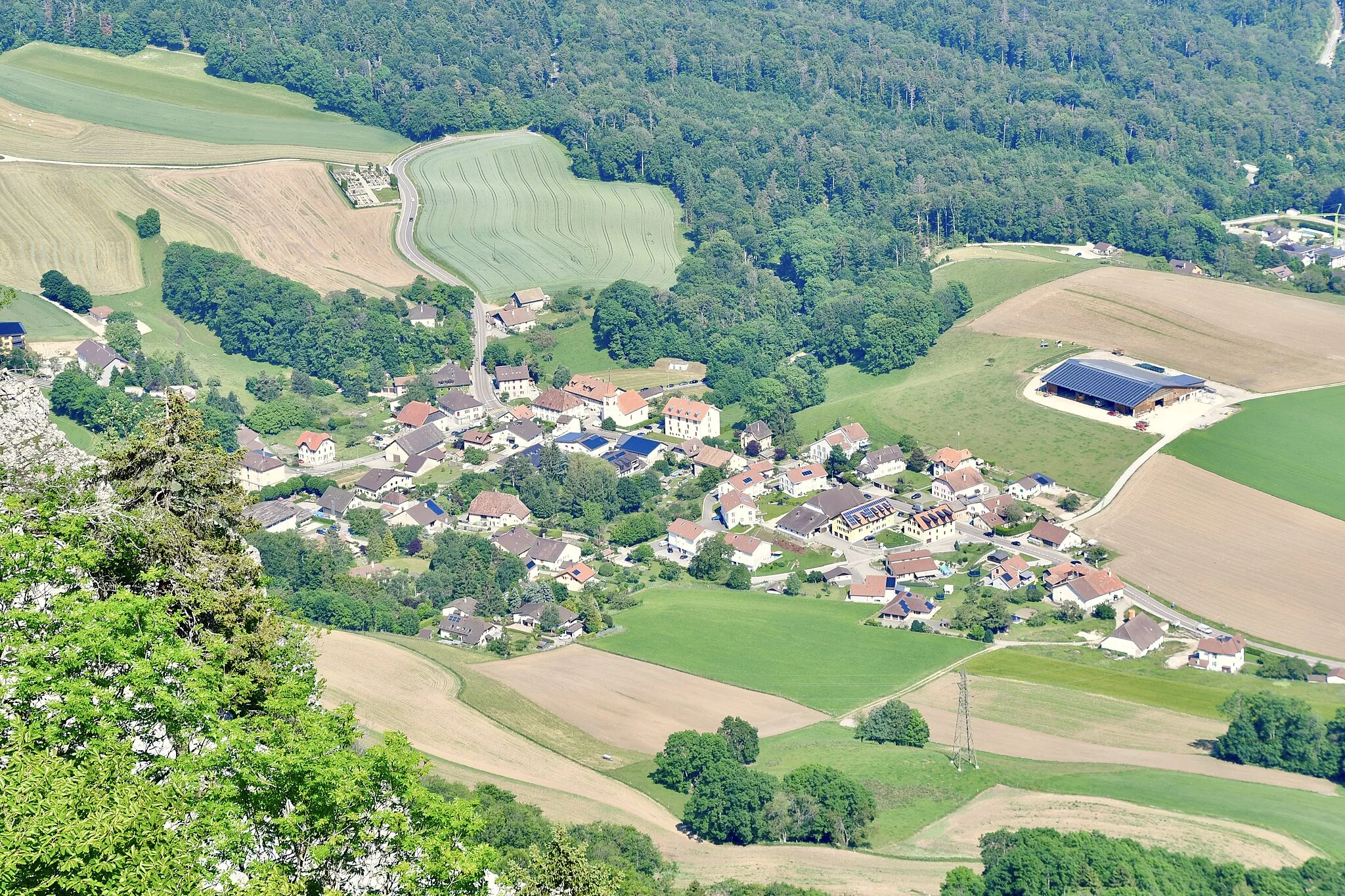 Photo showing: Rochefort (NE) vue depuis les Rochers des Tablettes.