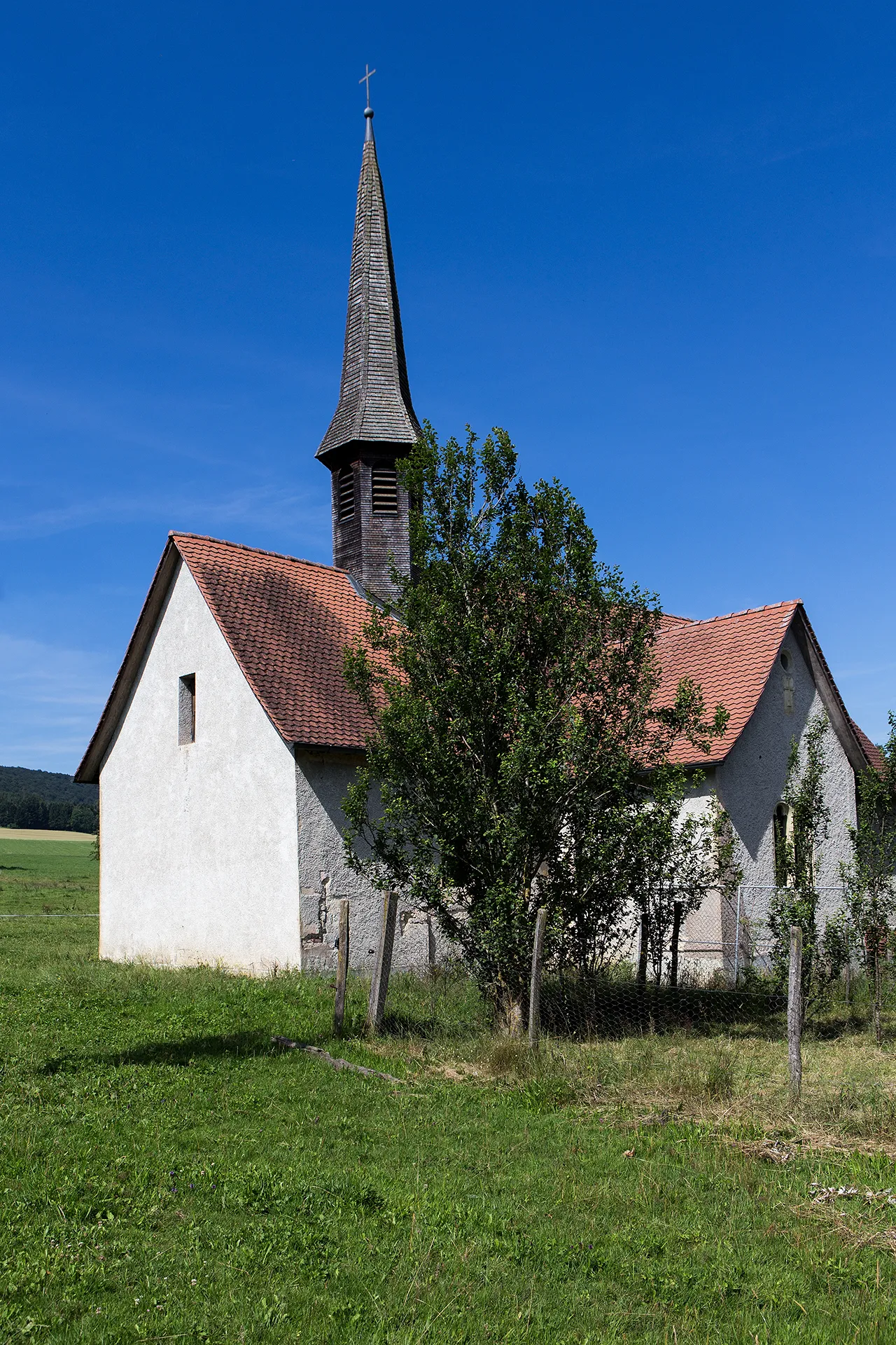 Photo showing: Kapelle Sainte-Croix zwischen Fontenais und Villars (JU)