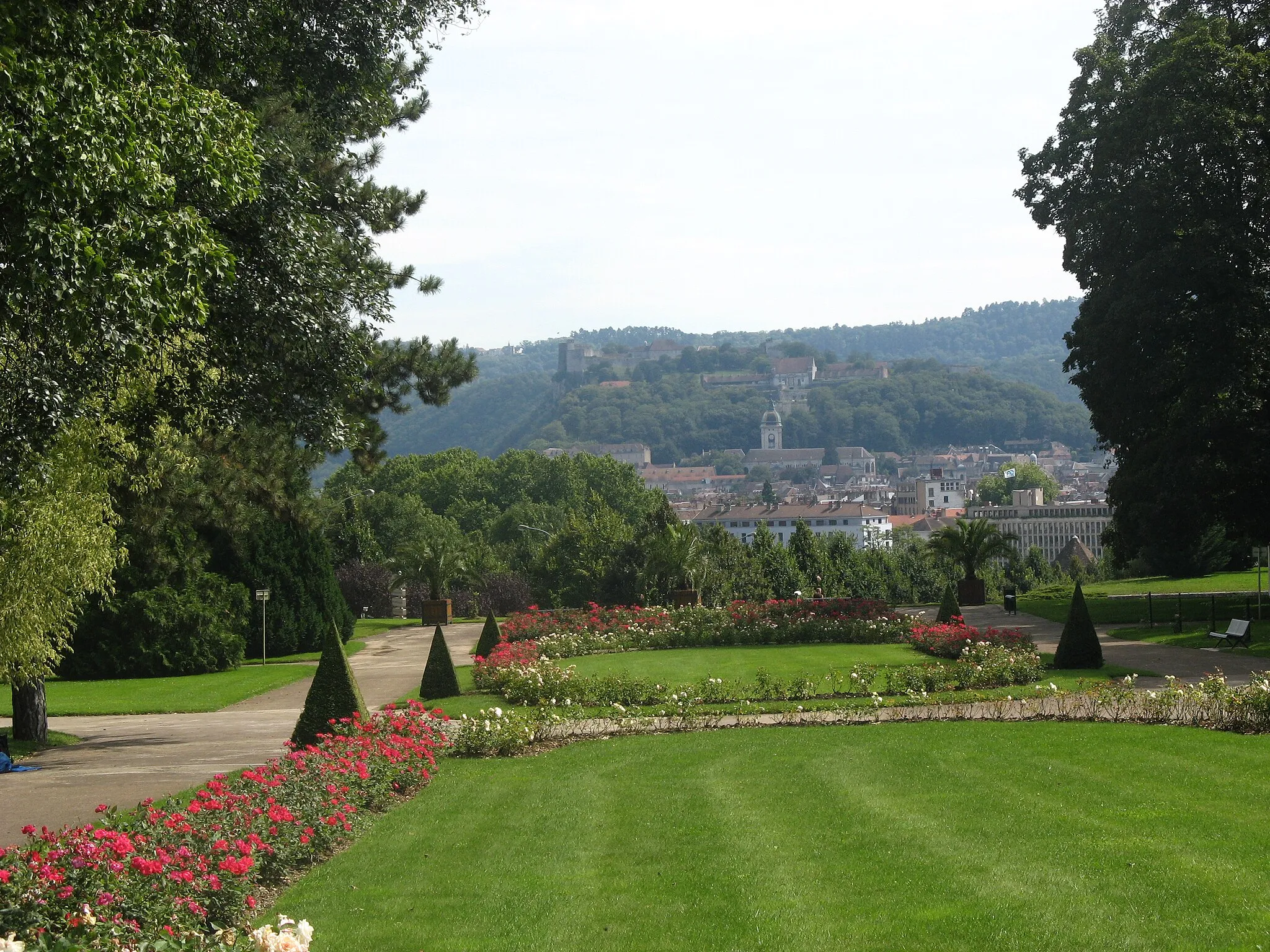 Photo showing: Vue sur Besançon depuis la gare