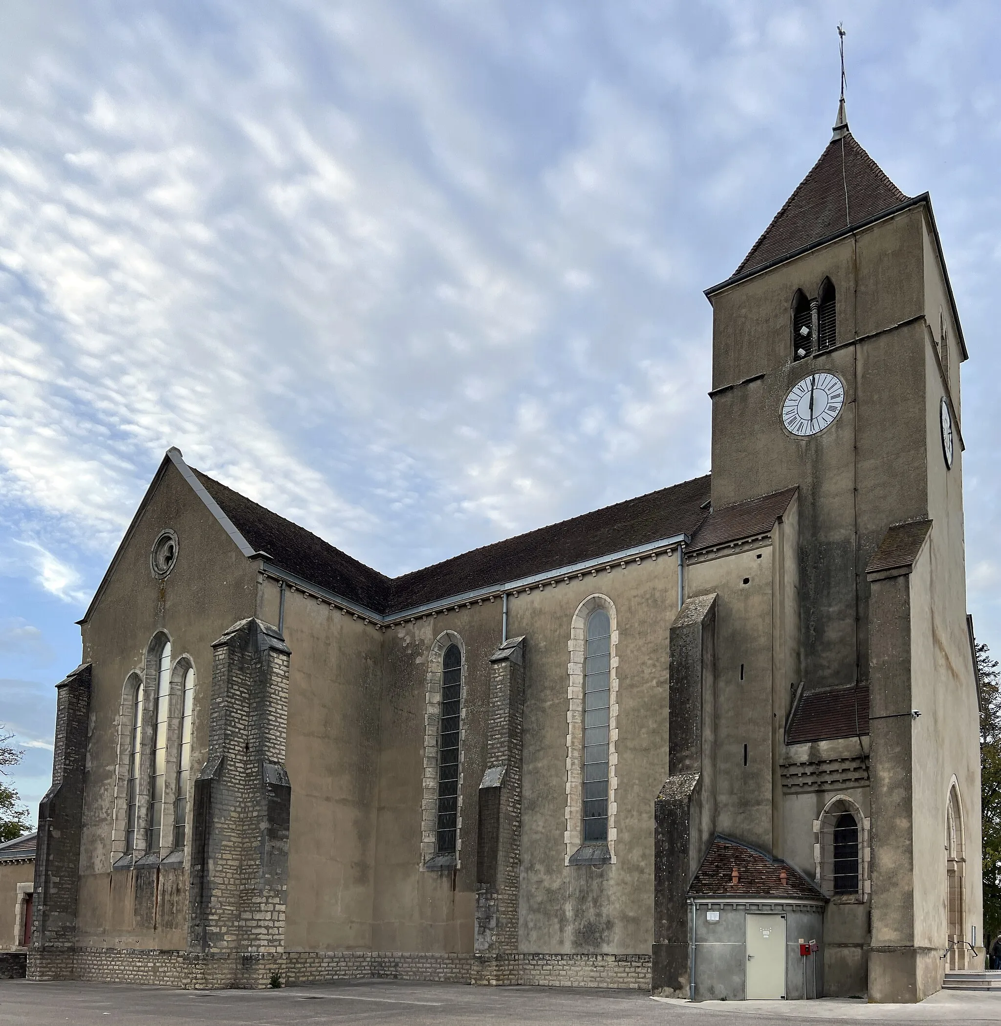 Photo showing: Église Saint-Maurice, Branges.