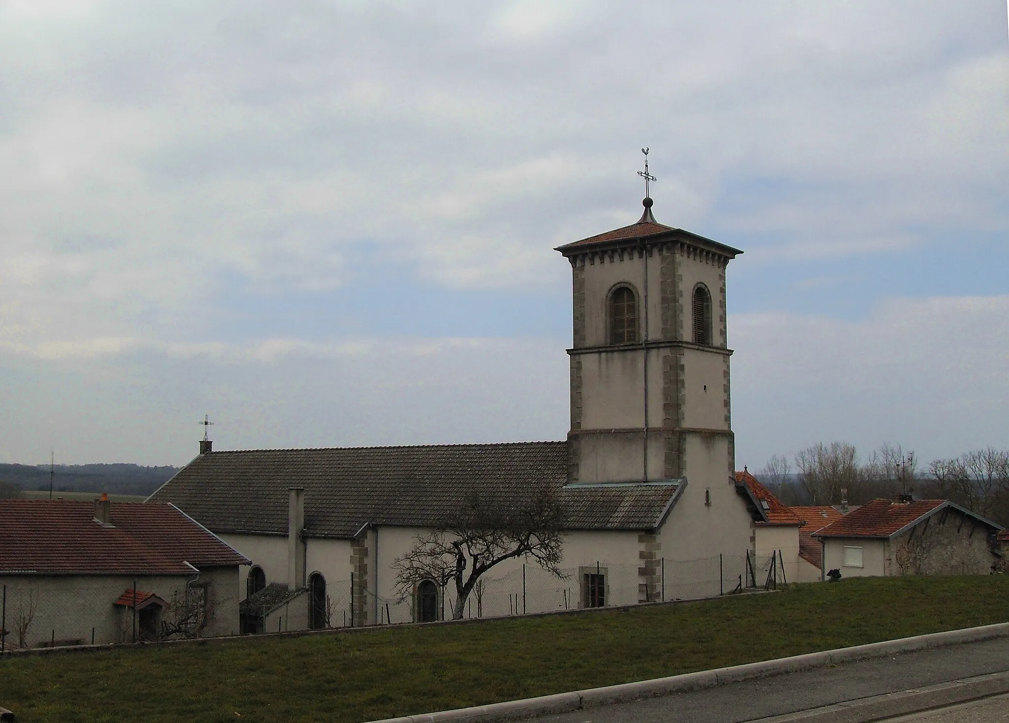 Photo showing: L'église Saint-Roch à Regnévelle, côté sud
