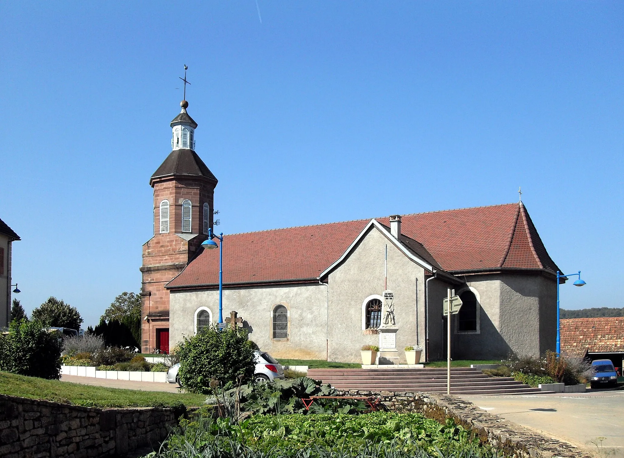 Photo showing: L'église Saint-Ambroise à Banvillars