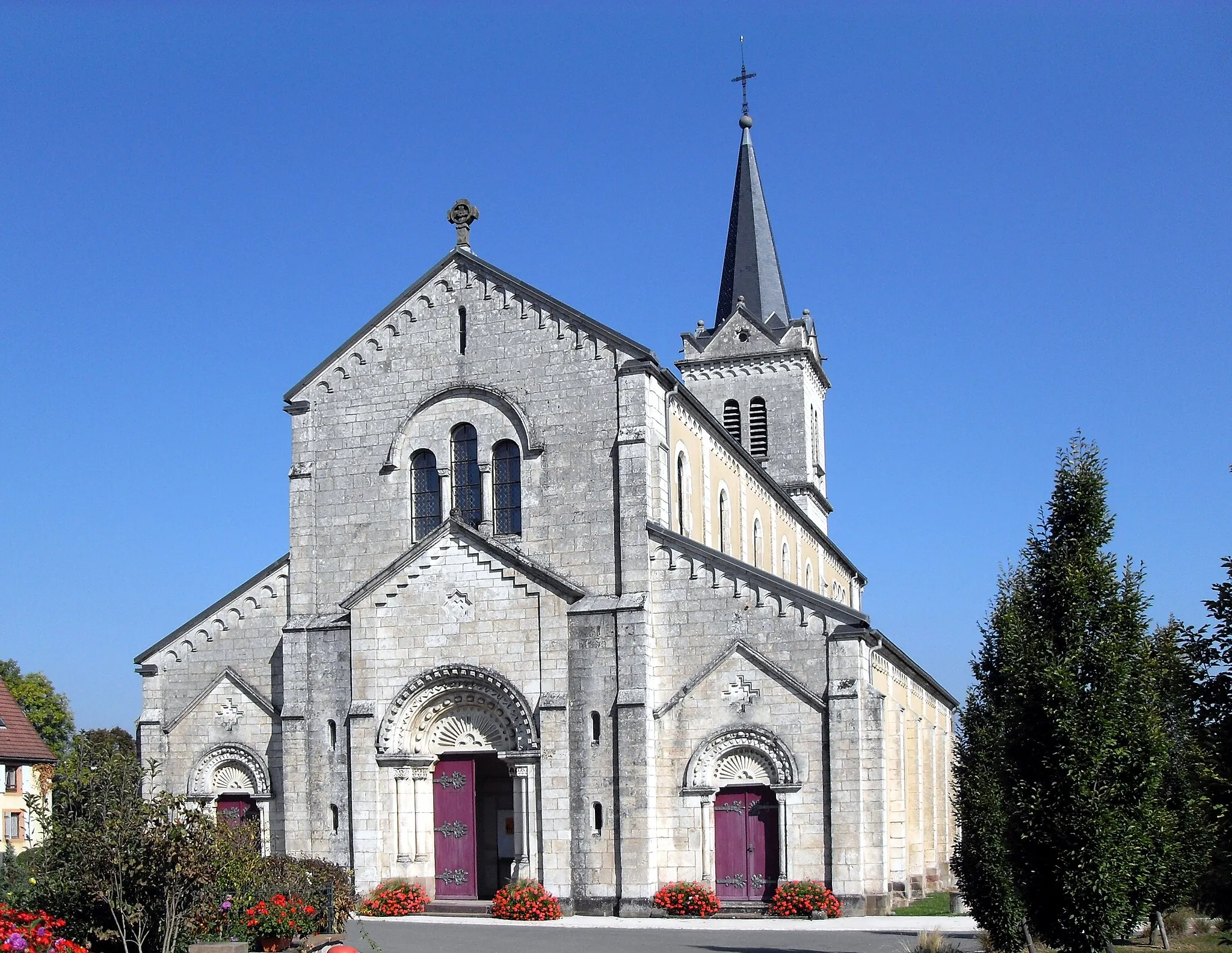 Photo showing: L'église Saint-Laurent à Bermont