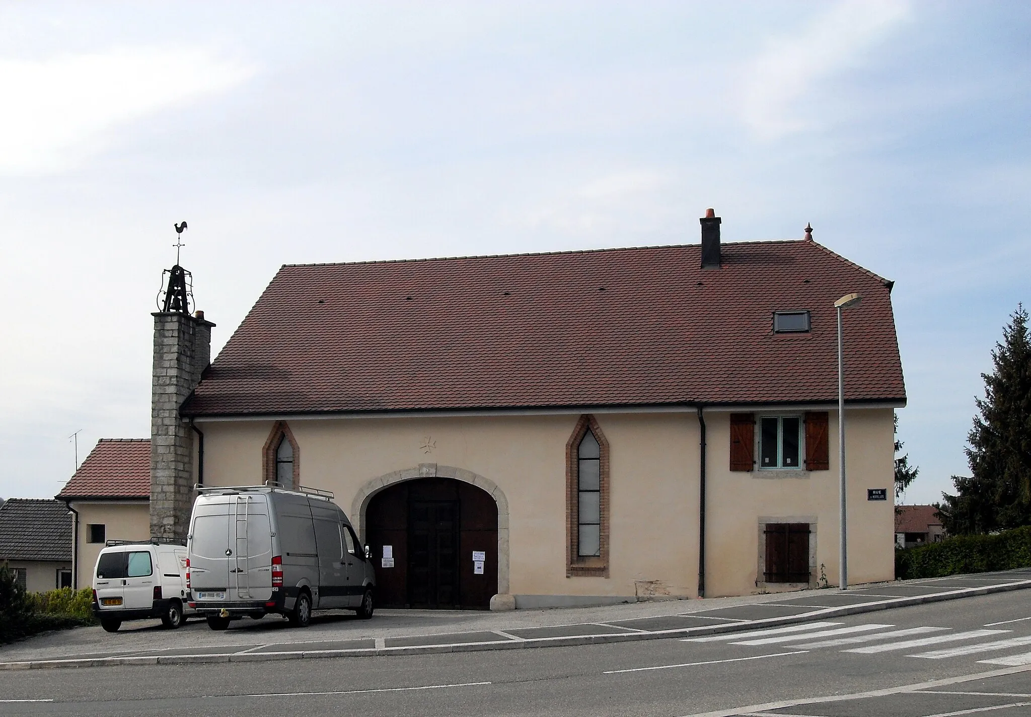 Photo showing: La chapelle Saint-Étienne à Méziré