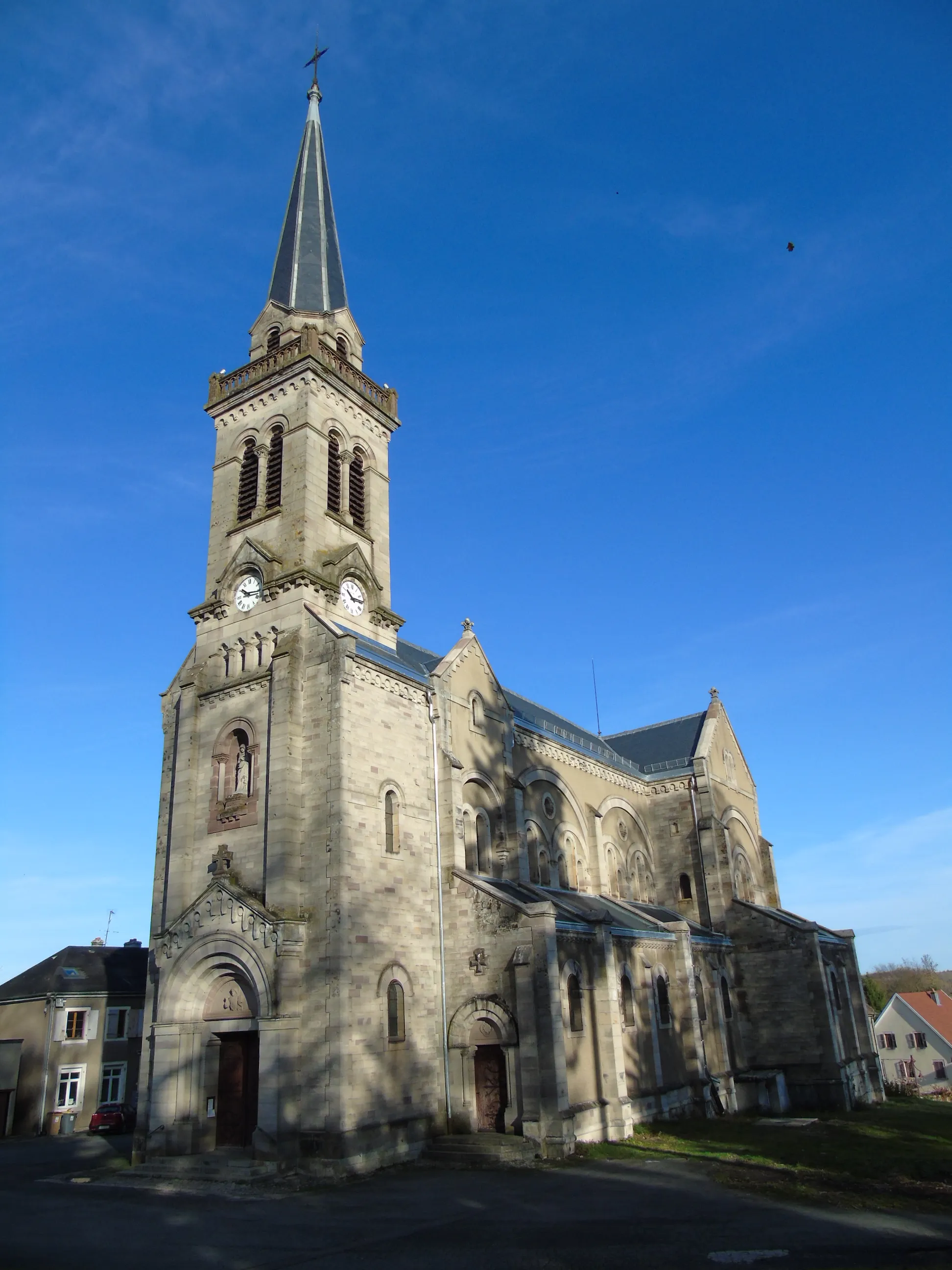Photo showing: Eglise de Morvillars, Territoire de Belfort, France