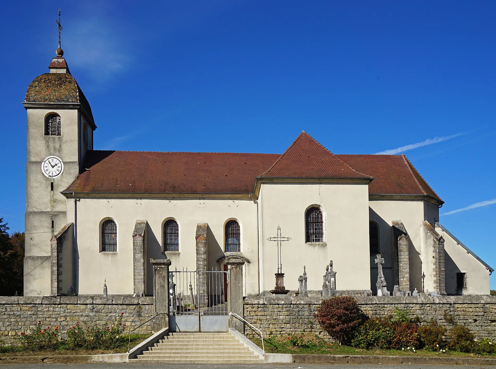 Photo showing: L'église d'Abbenans.