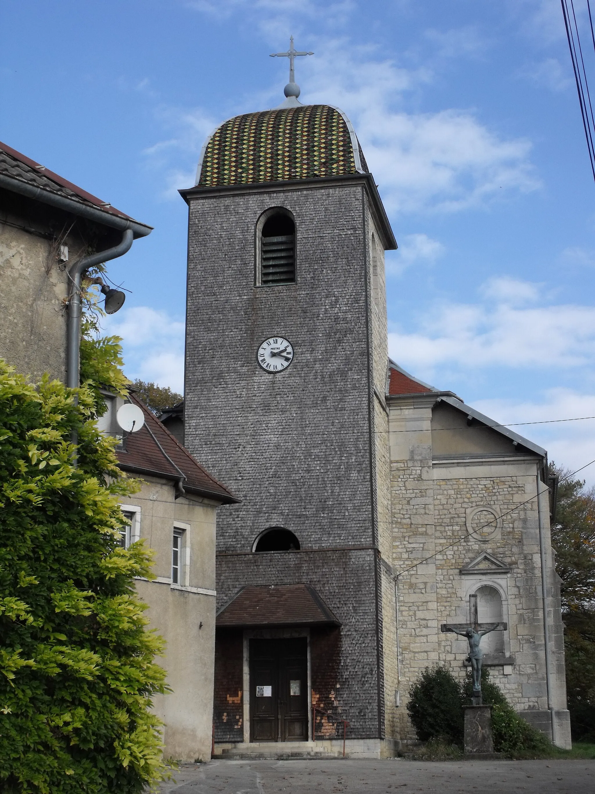 Photo showing: Eglise d'Amagney, Doubs, France