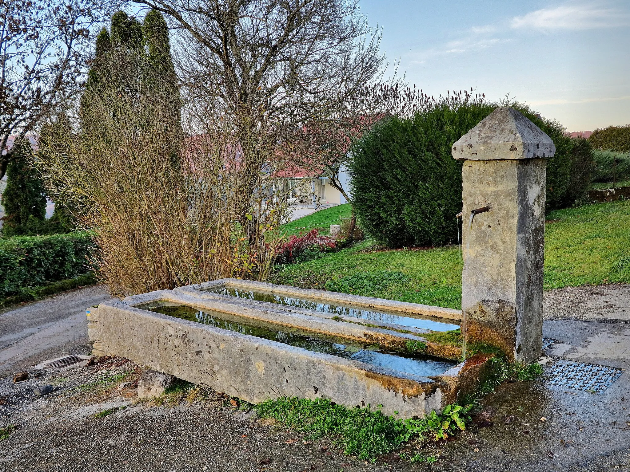 Photo showing: La fontaine-abreuvoir