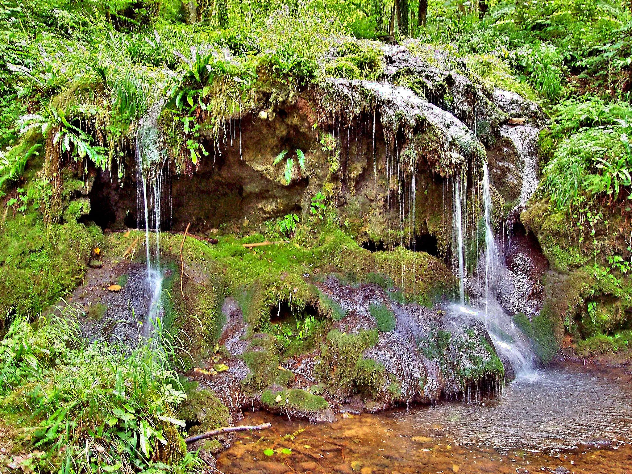 Photo showing: Cascade de la Creuse. Blamont. Doubs