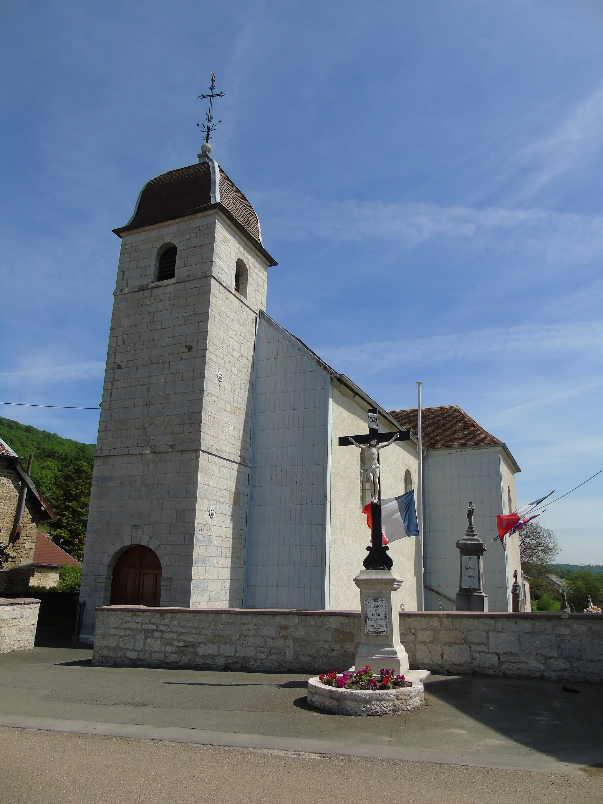 Photo showing: Eglise de Bretigney-Notre-Dame, Doubs, France