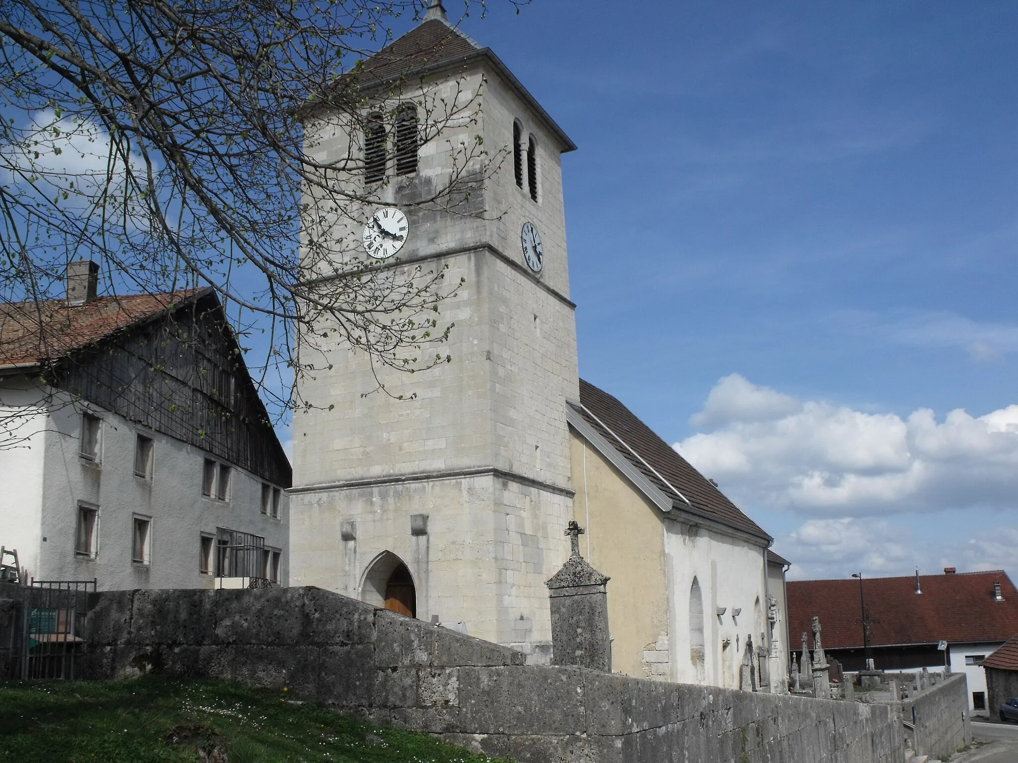 Photo showing: Église Saint-Antoine de Cernay-l'Église, Doubs, France