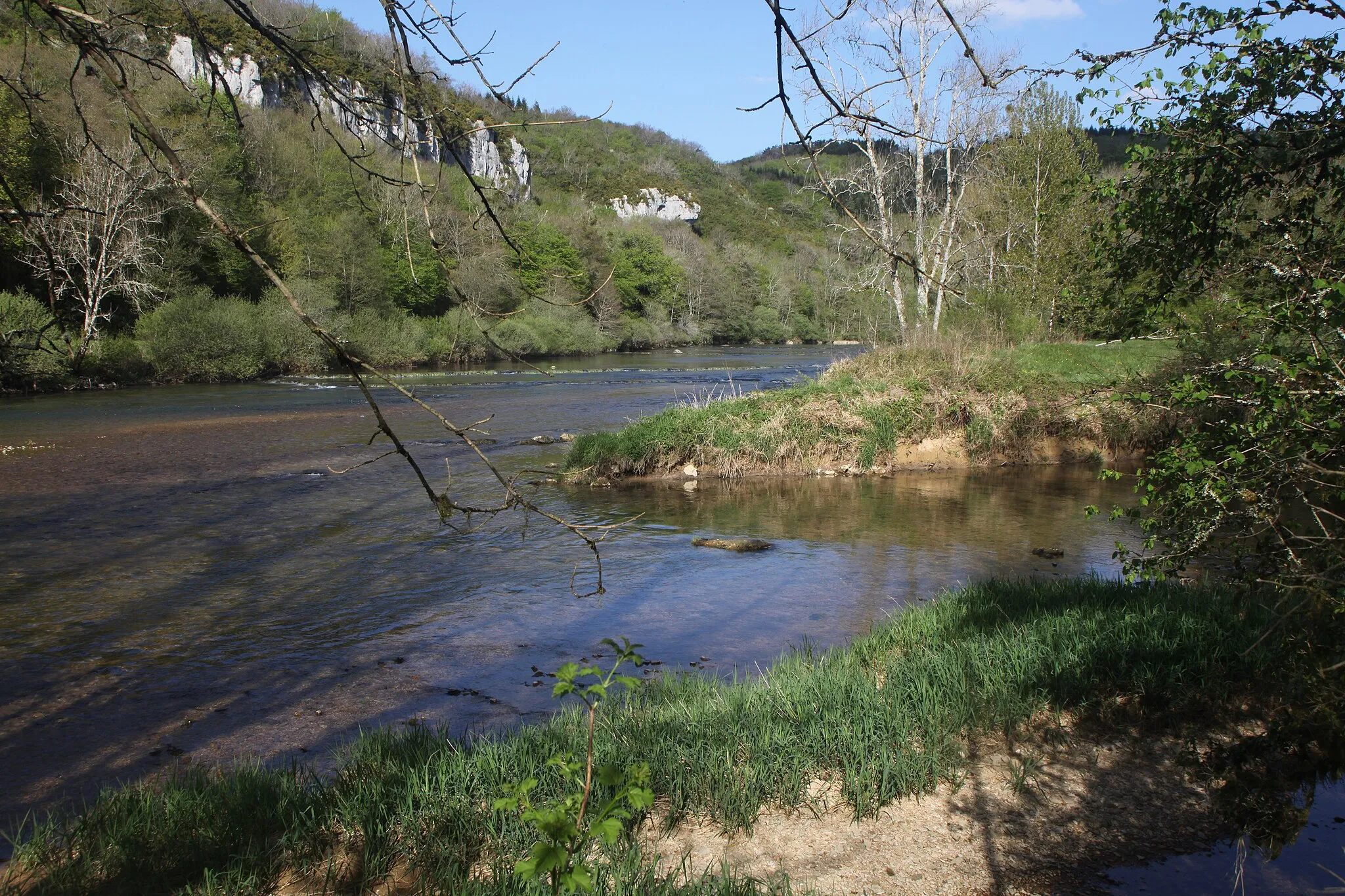 Photo showing: Confluence de la Loue et du Lison à Châtillon-sur-Lison (Doubs).