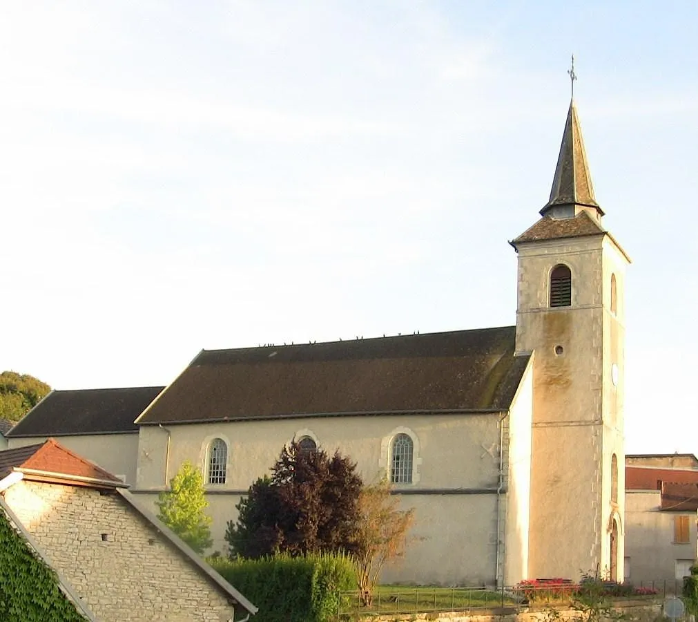 Photo showing: Église de Cussey-sur-l'Ognon (Doubs)