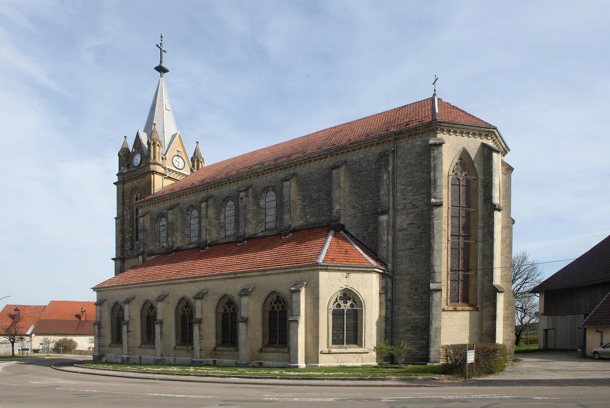 Photo showing: Église de Couvières (Doubs).