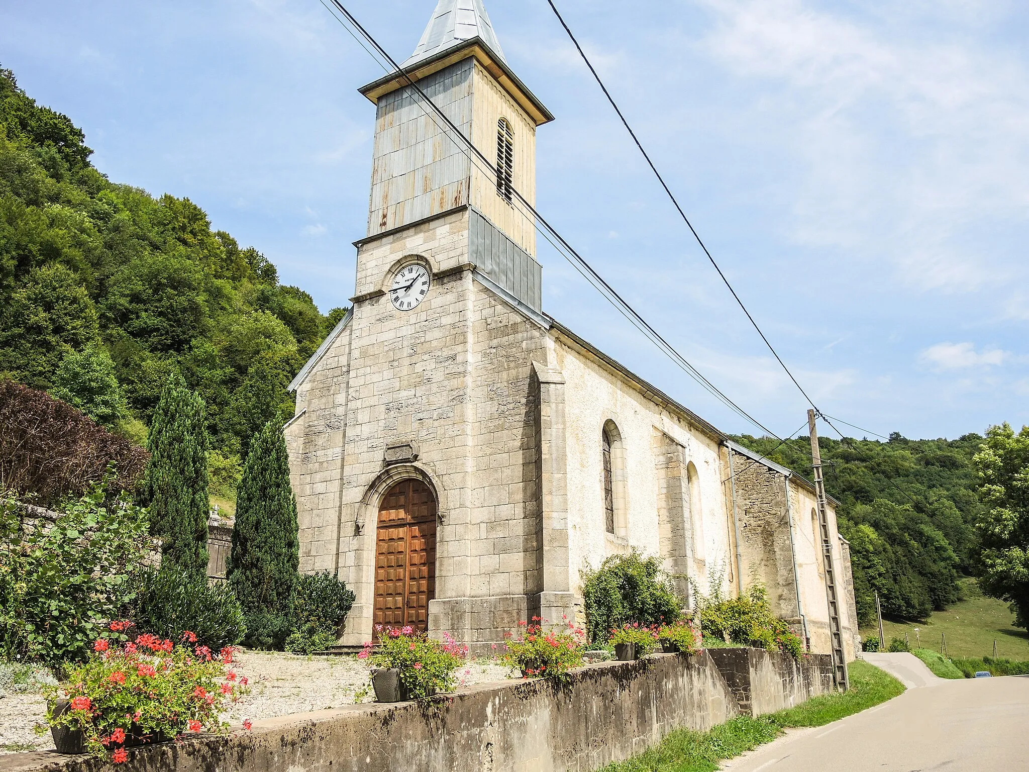 Photo showing: Eglise Notre-Dame de Cusance. Doubs