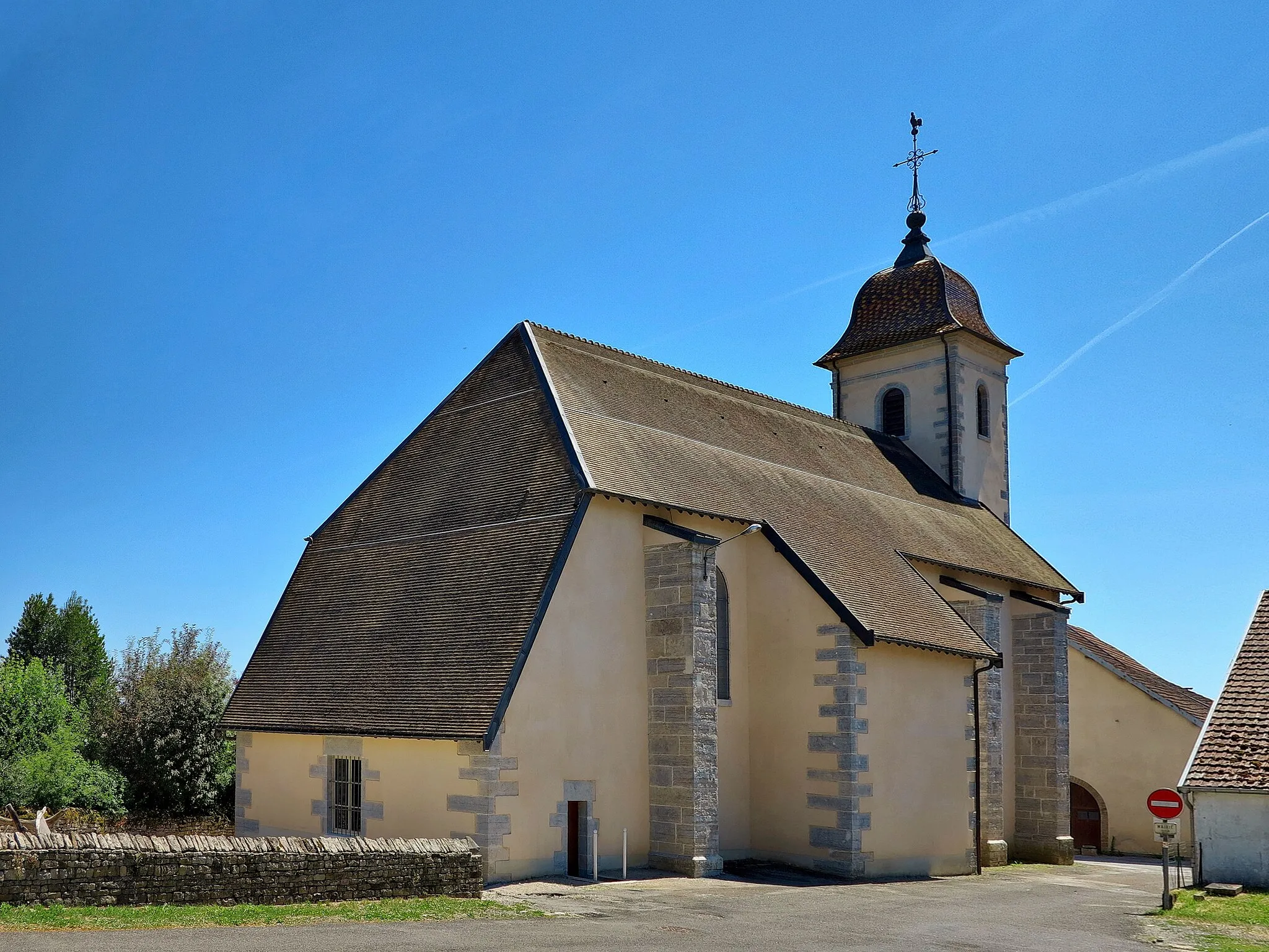 Photo showing: L'église de Fontain