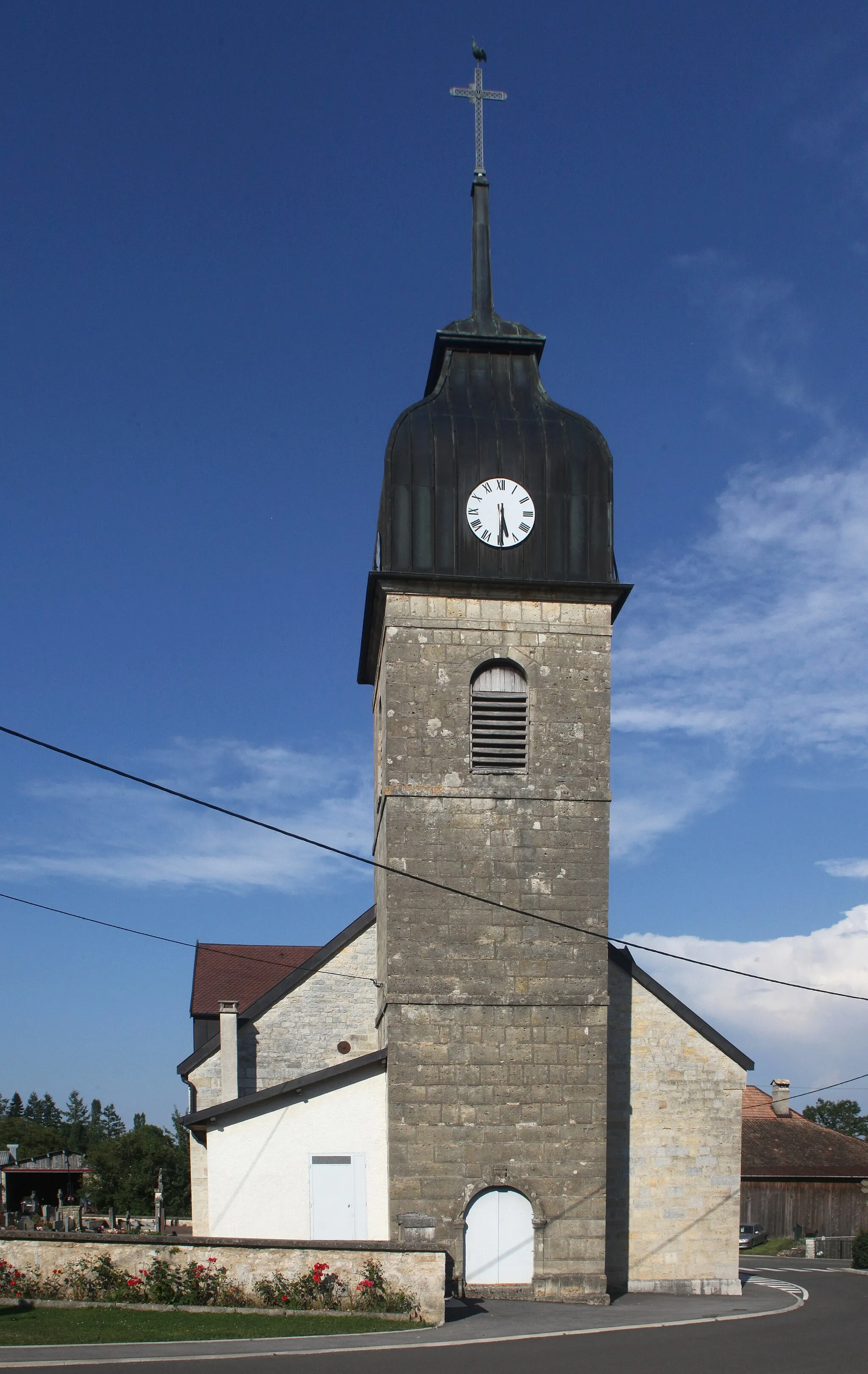 Photo showing: Église de Guyans-Durnes (Doubs).