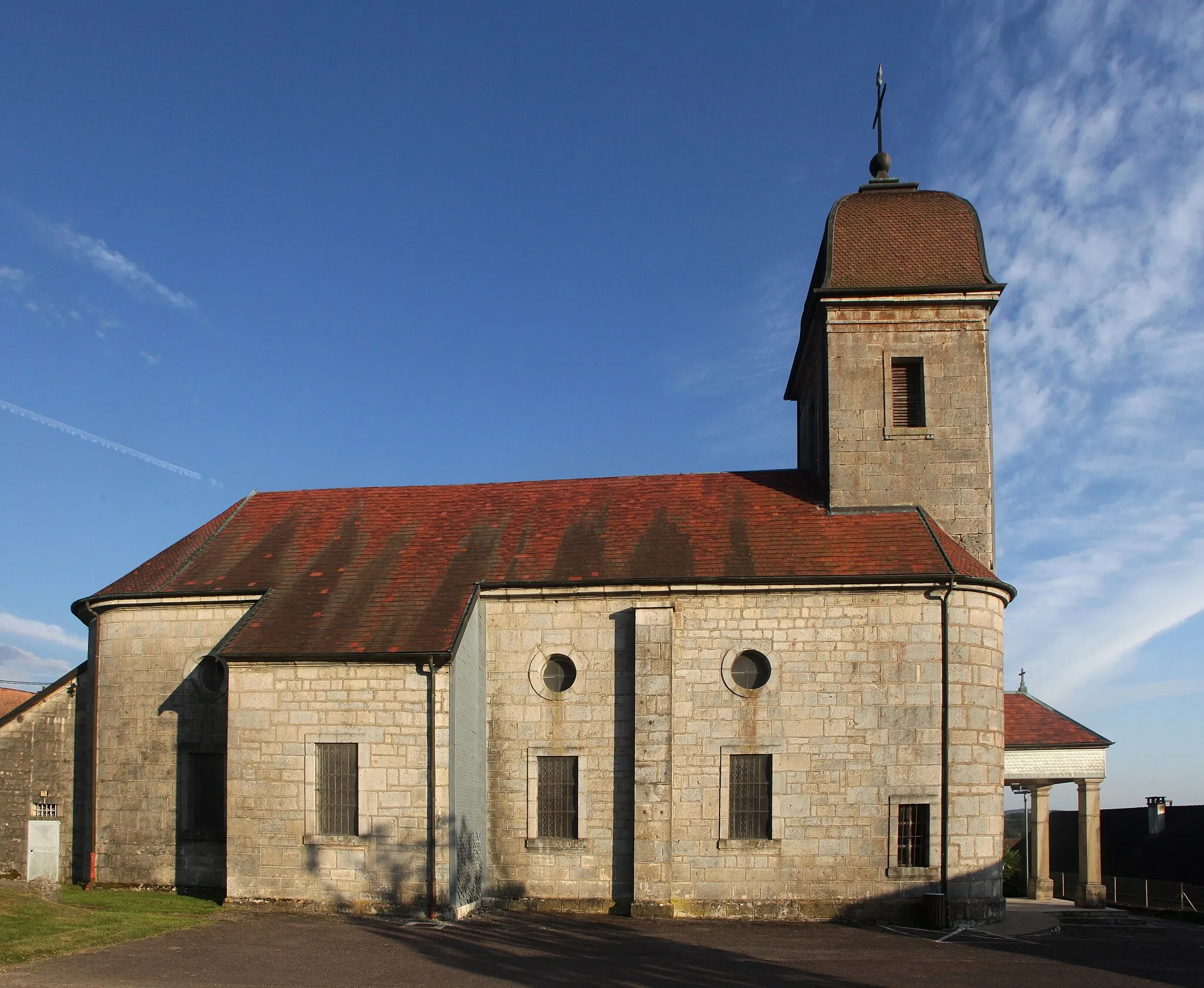 Photo showing: Église de Gennes (Doubs).