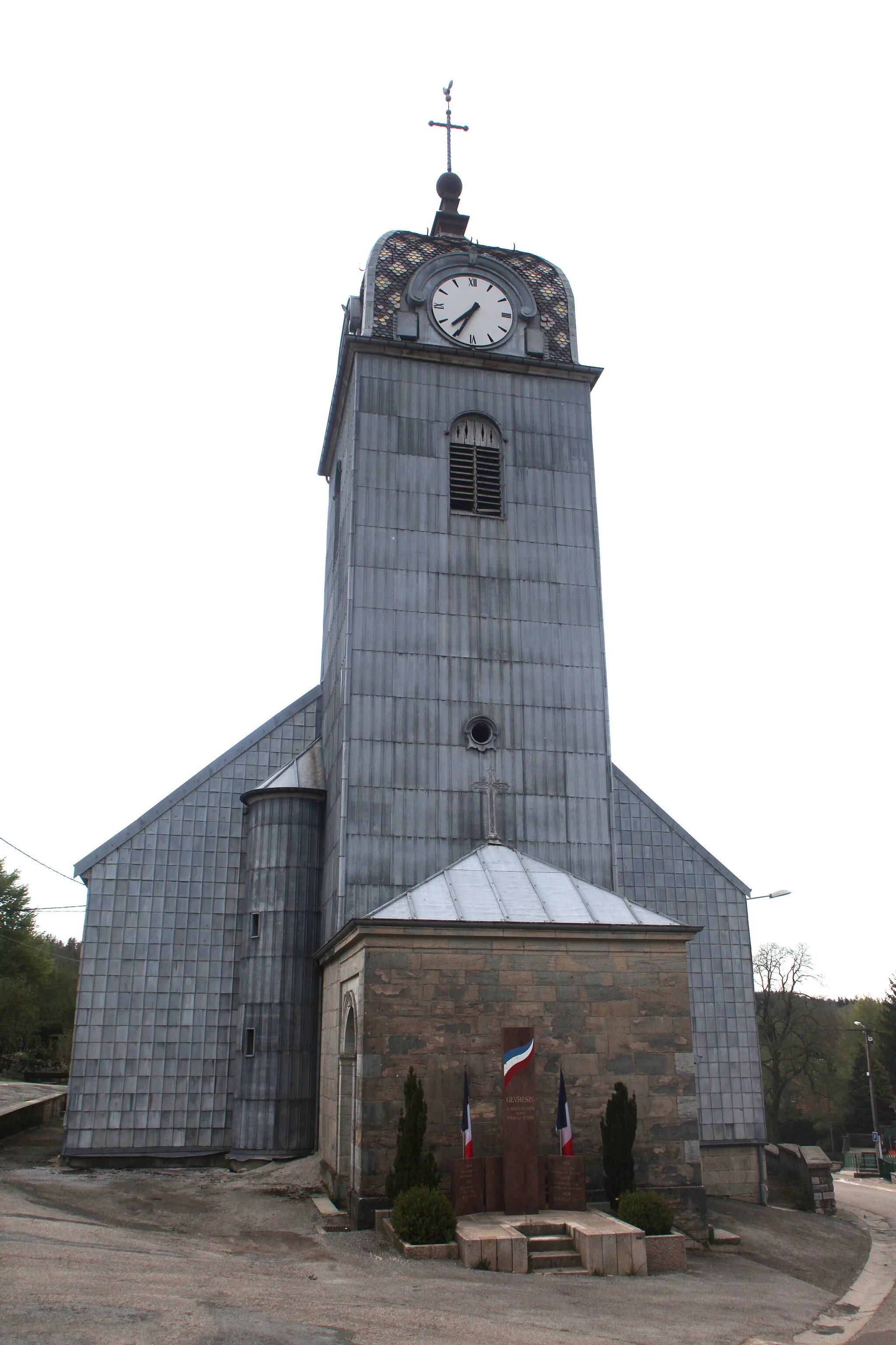 Photo showing: Église de Gevresin (Doubs).