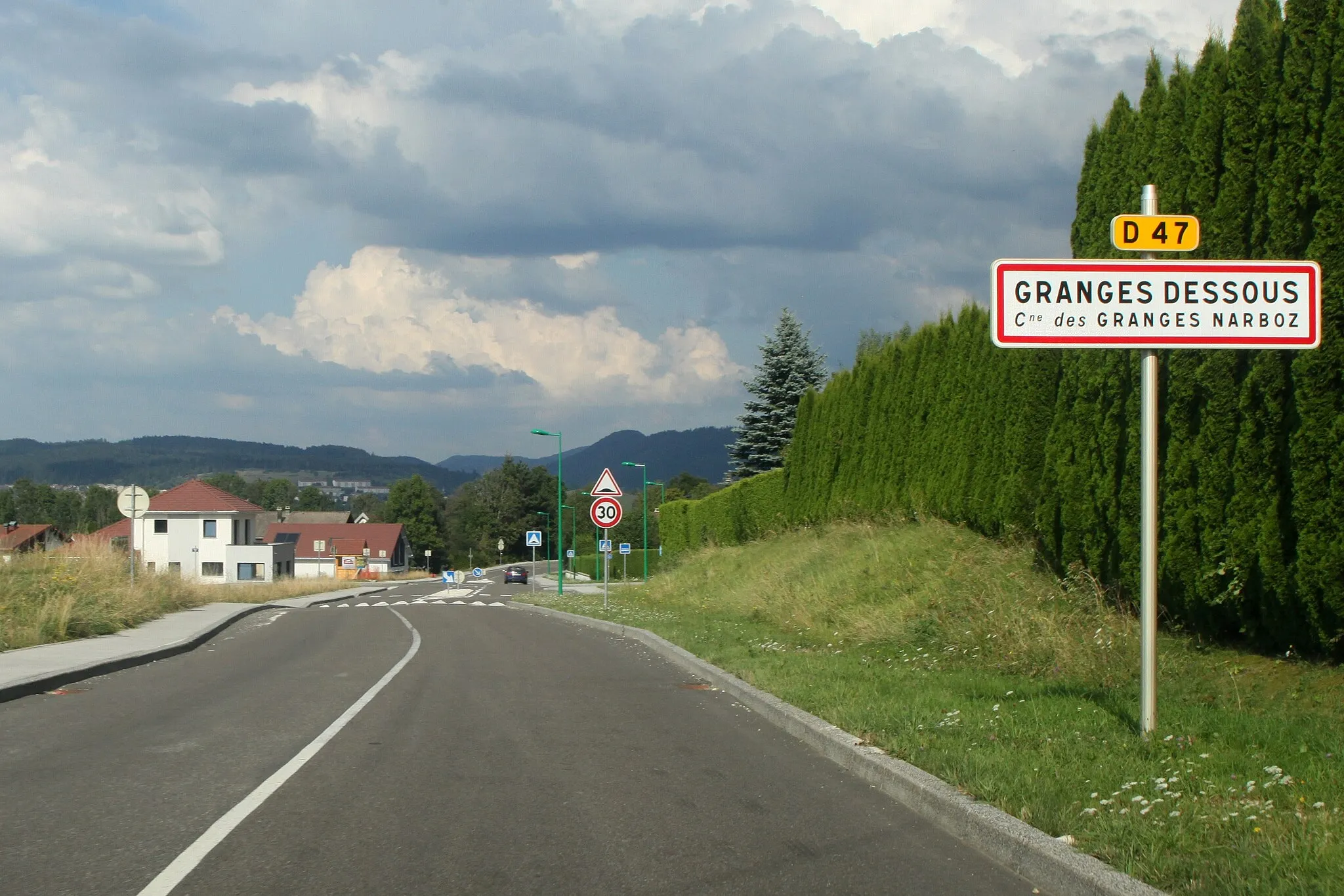 Photo showing: Entrée des Granges-Narboz (Doubs).