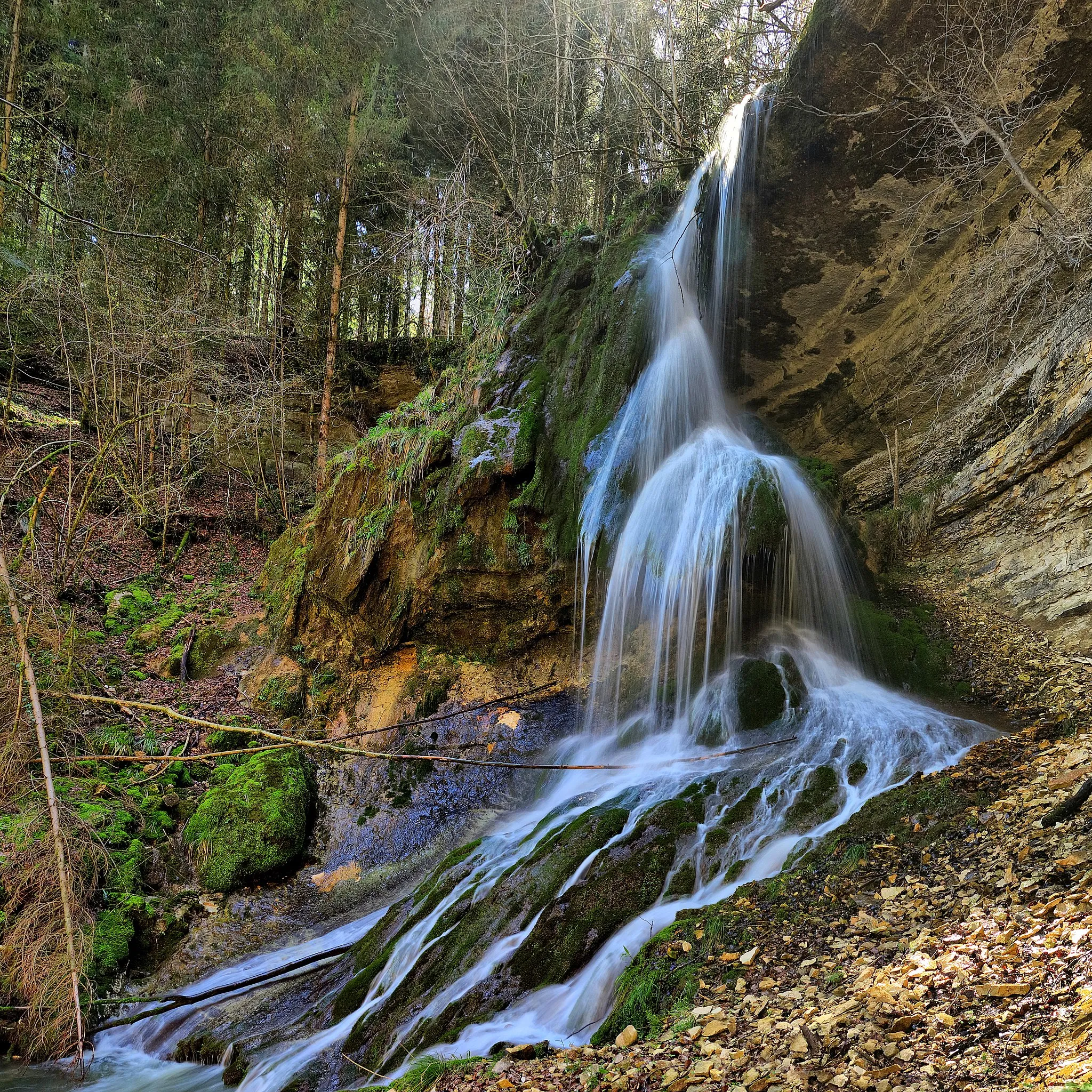 Photo showing: La cascade de Plainmont