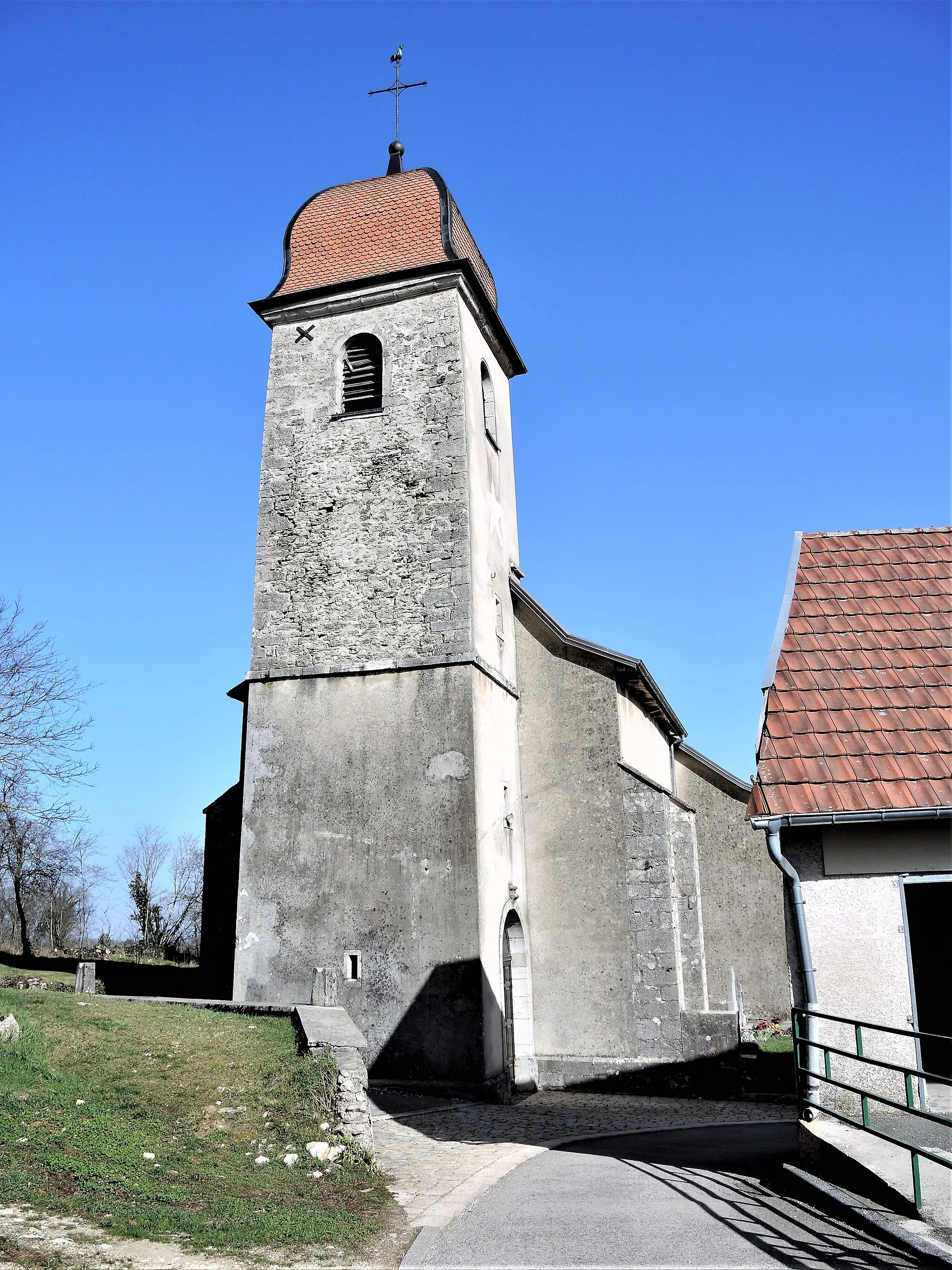 Photo showing: Clocher de l'église Notre-Dame de l'Assomption de Goux-lès-Dambelin