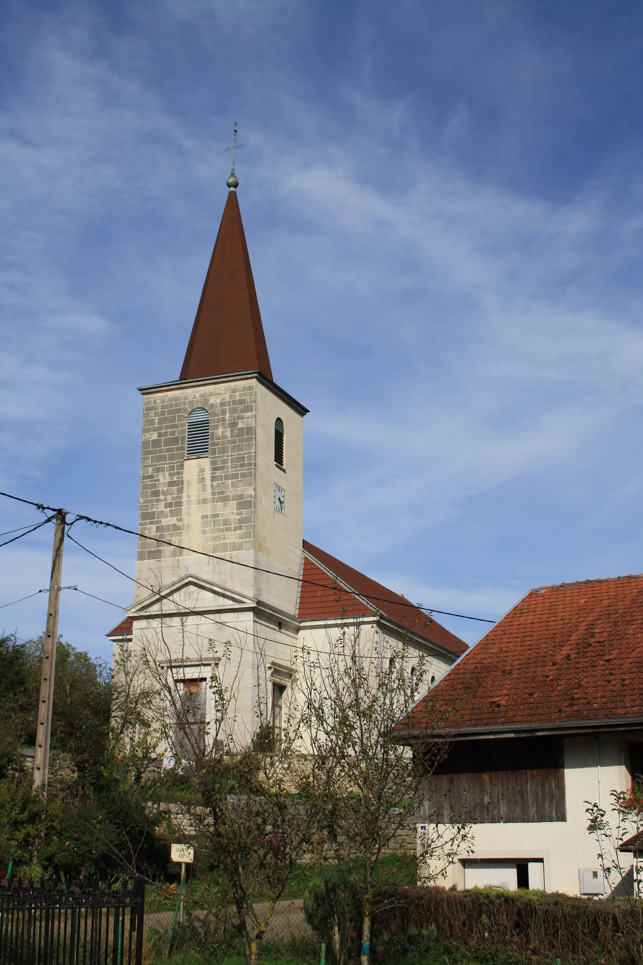 Photo showing: Kirche von Indevillers