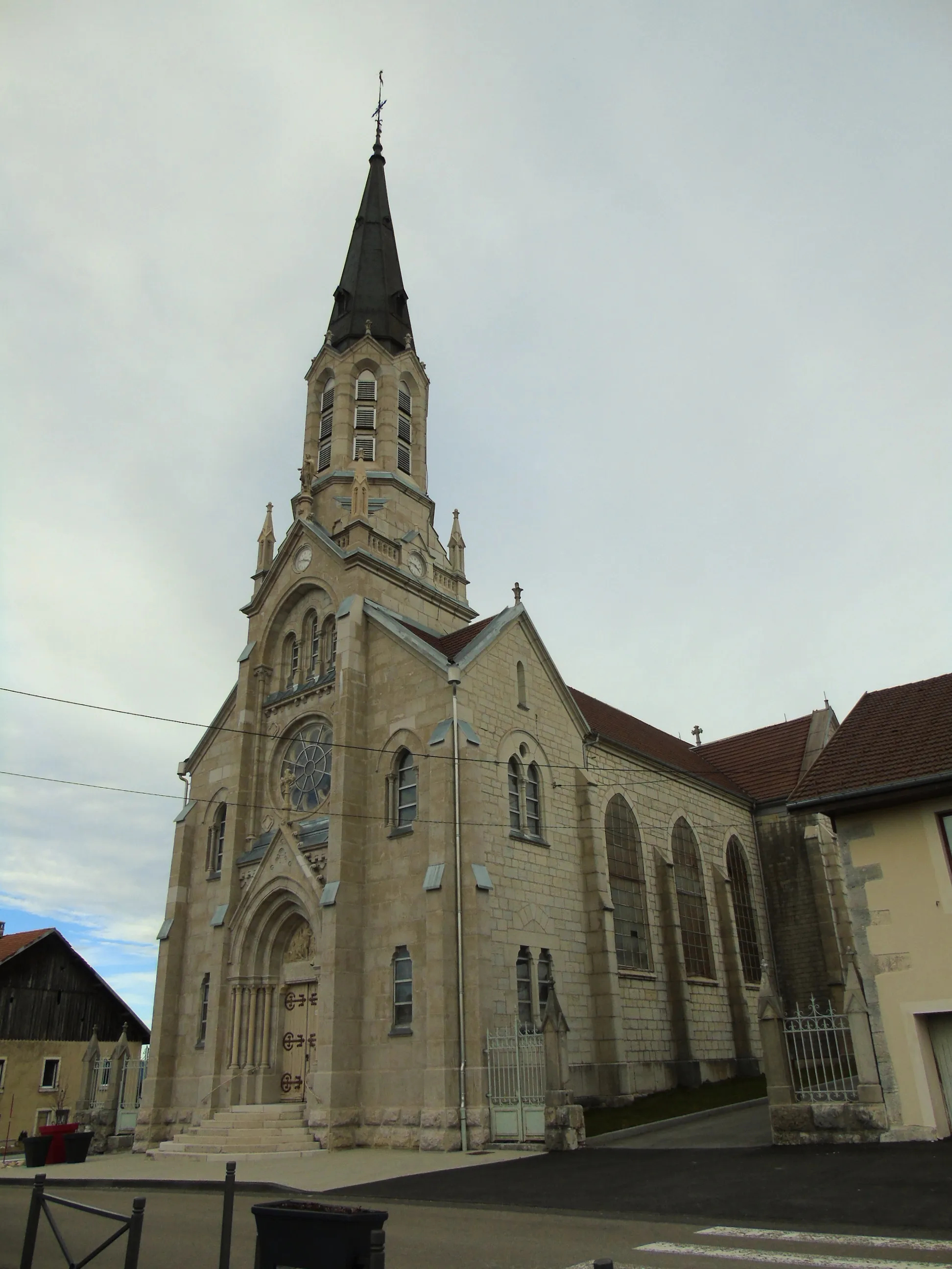 Photo showing: Eglise des Ecorces, Doubs, France