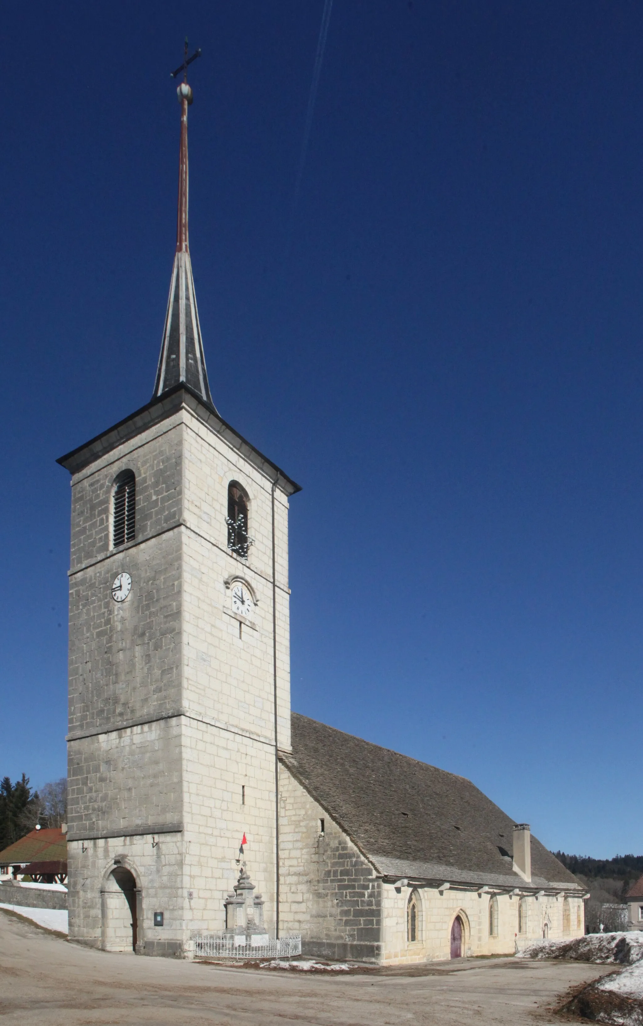 Photo showing: Eglise du Bizot.
