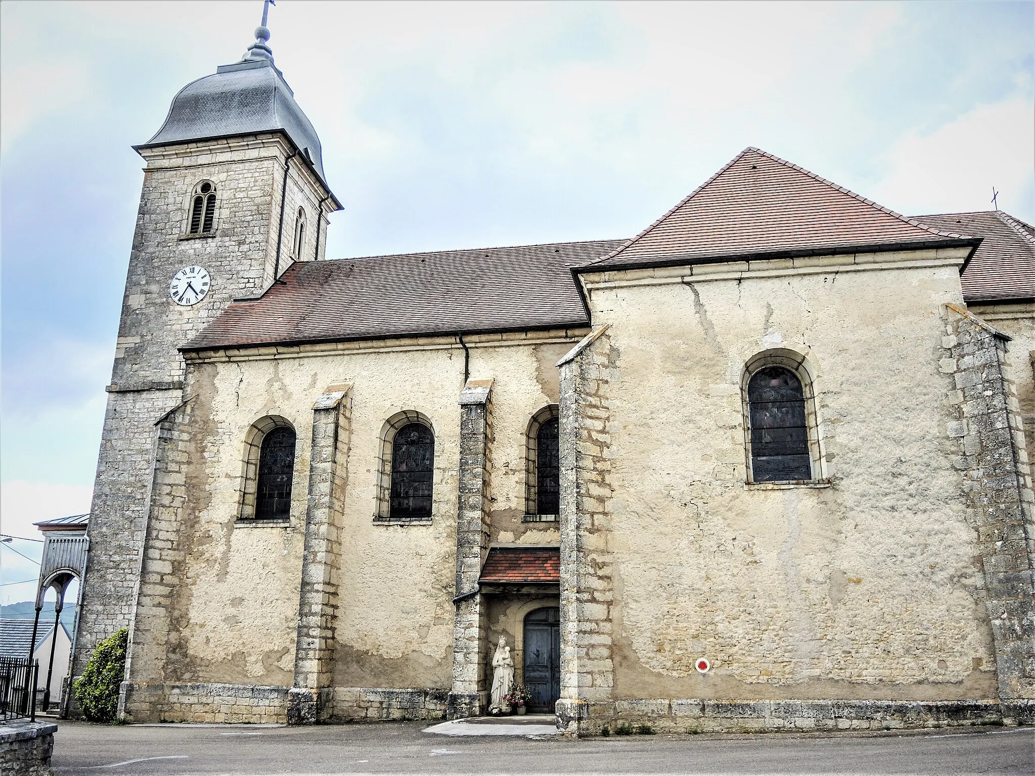 Photo showing: Eglise Saint-Valère de Nancray. Doubs