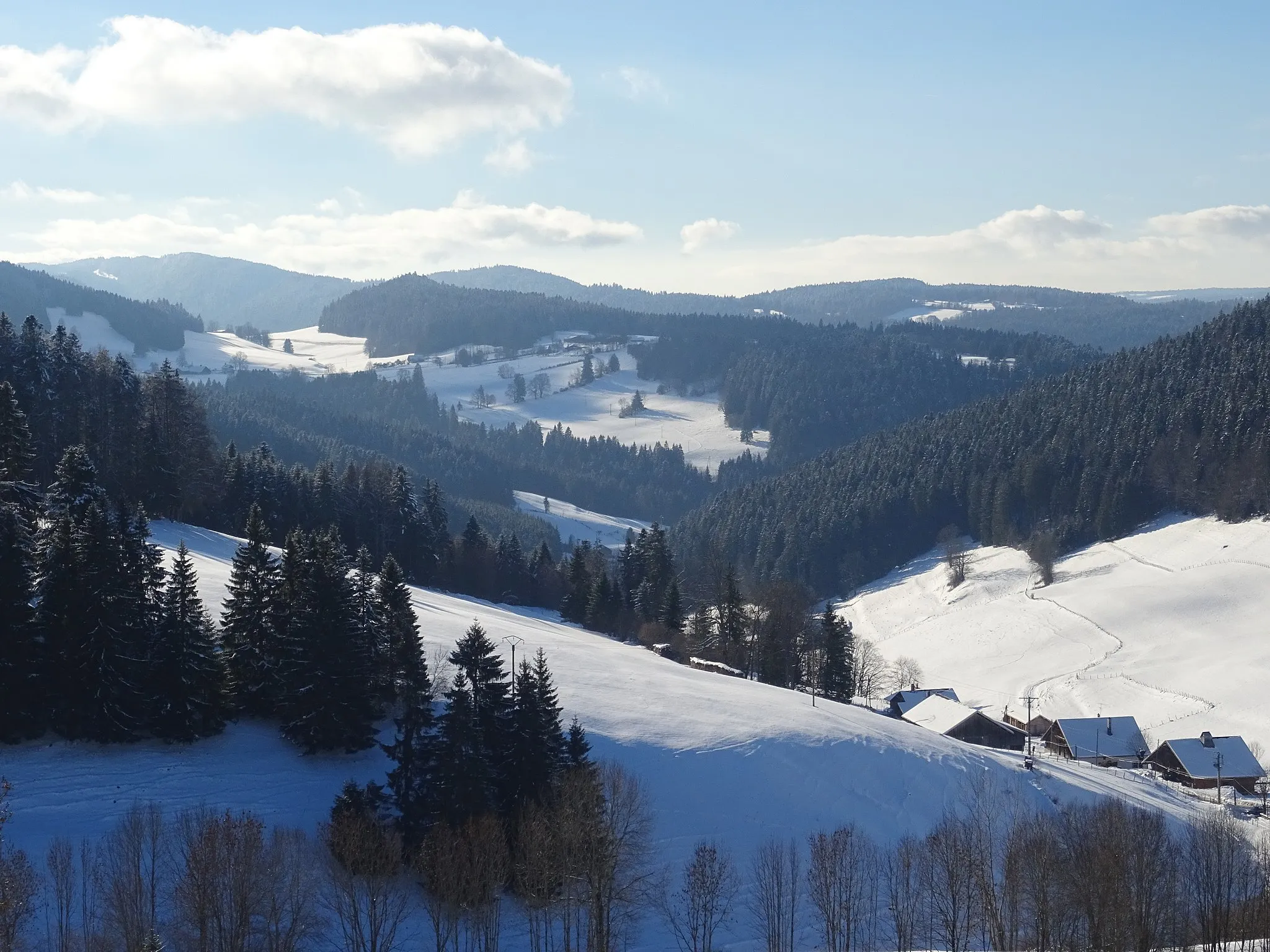 Photo showing: Paysage hivernal
