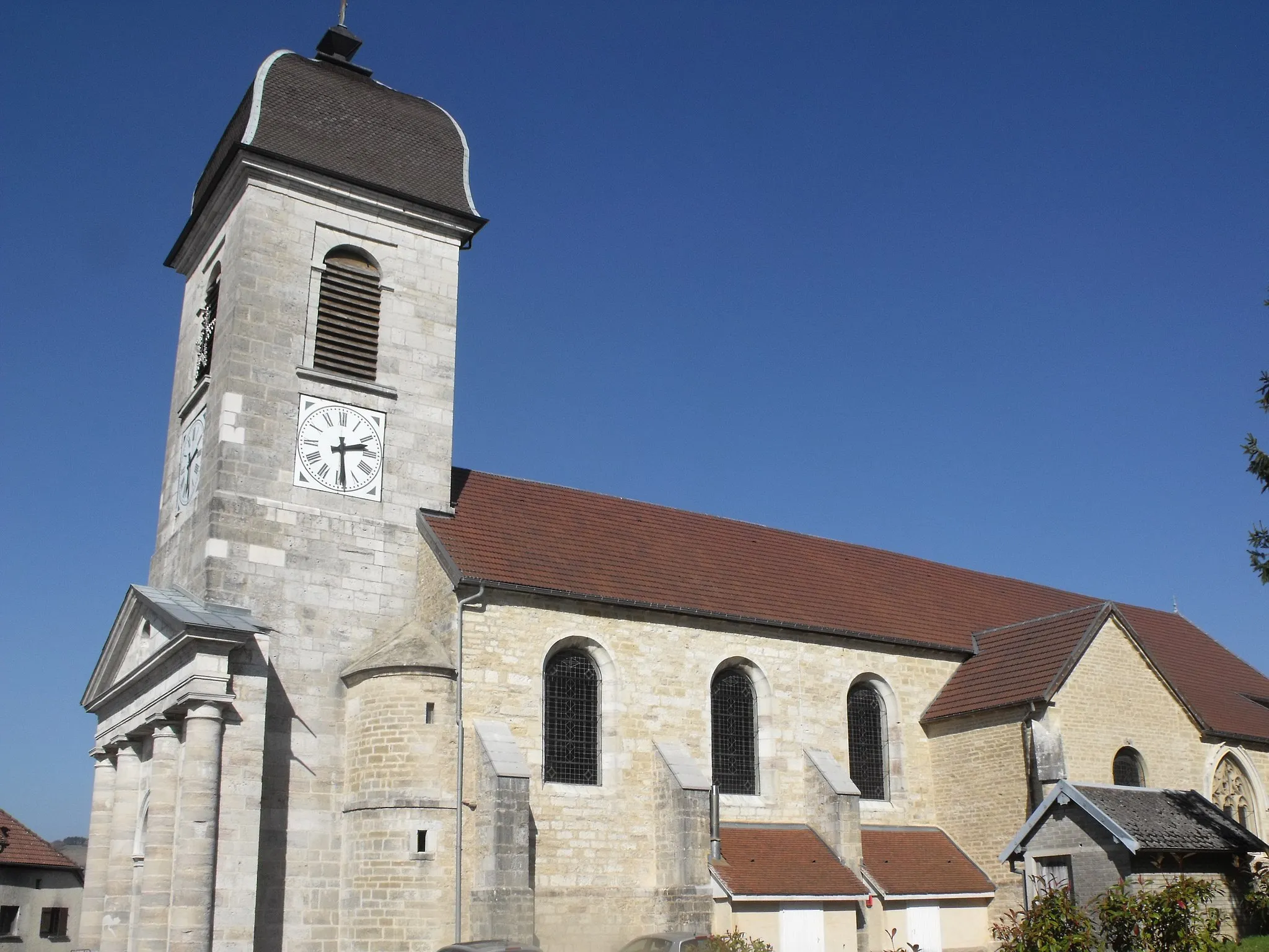 Photo showing: Église Saint-Martin de Sancey-l'Église, Sancey-le-Grand, Doubs, France