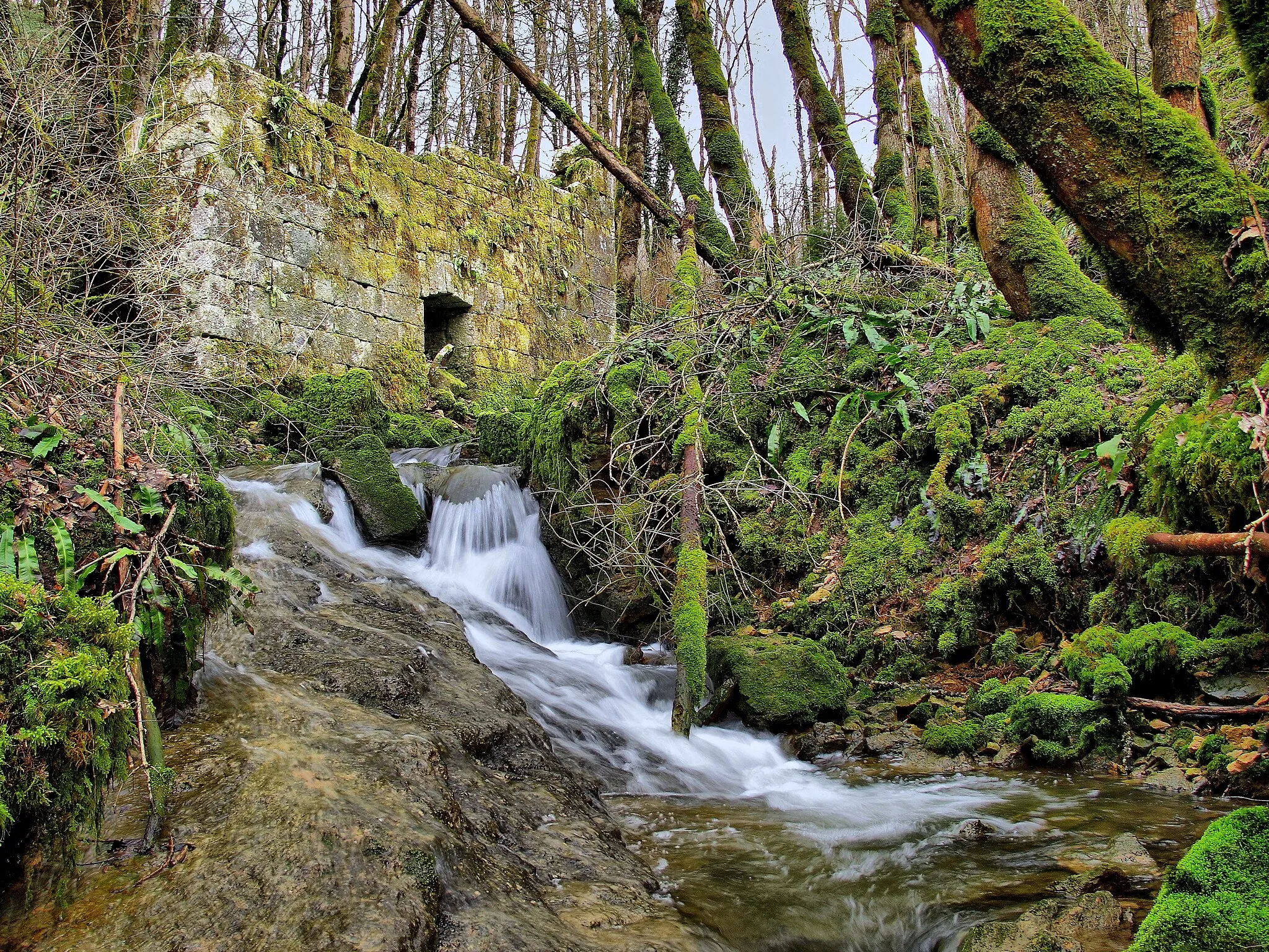 Photo showing: L'ancien moulin sur le Défois