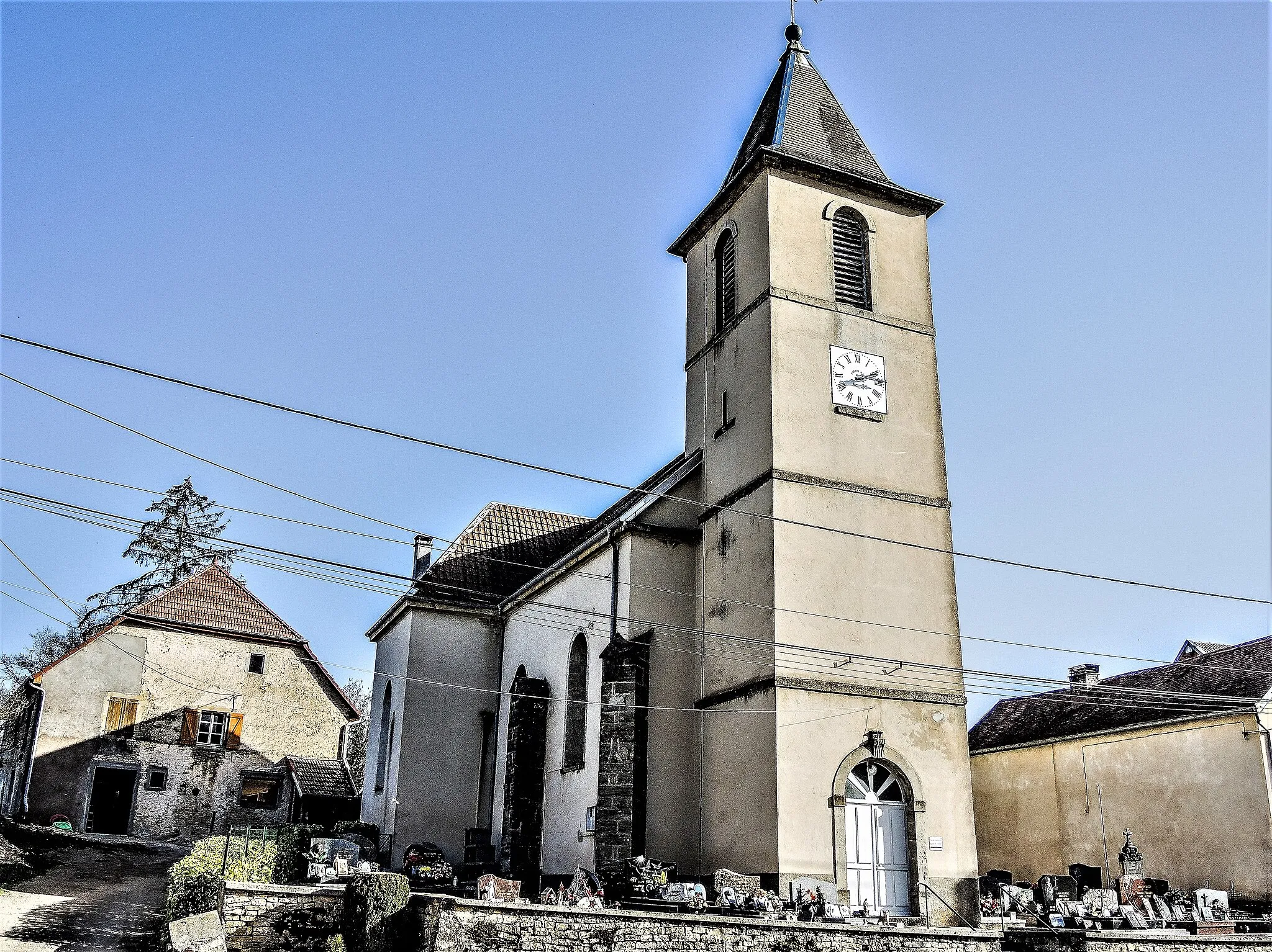 Photo showing: Eglise Sainte-Barbe de Vernois-lès-Belvoir