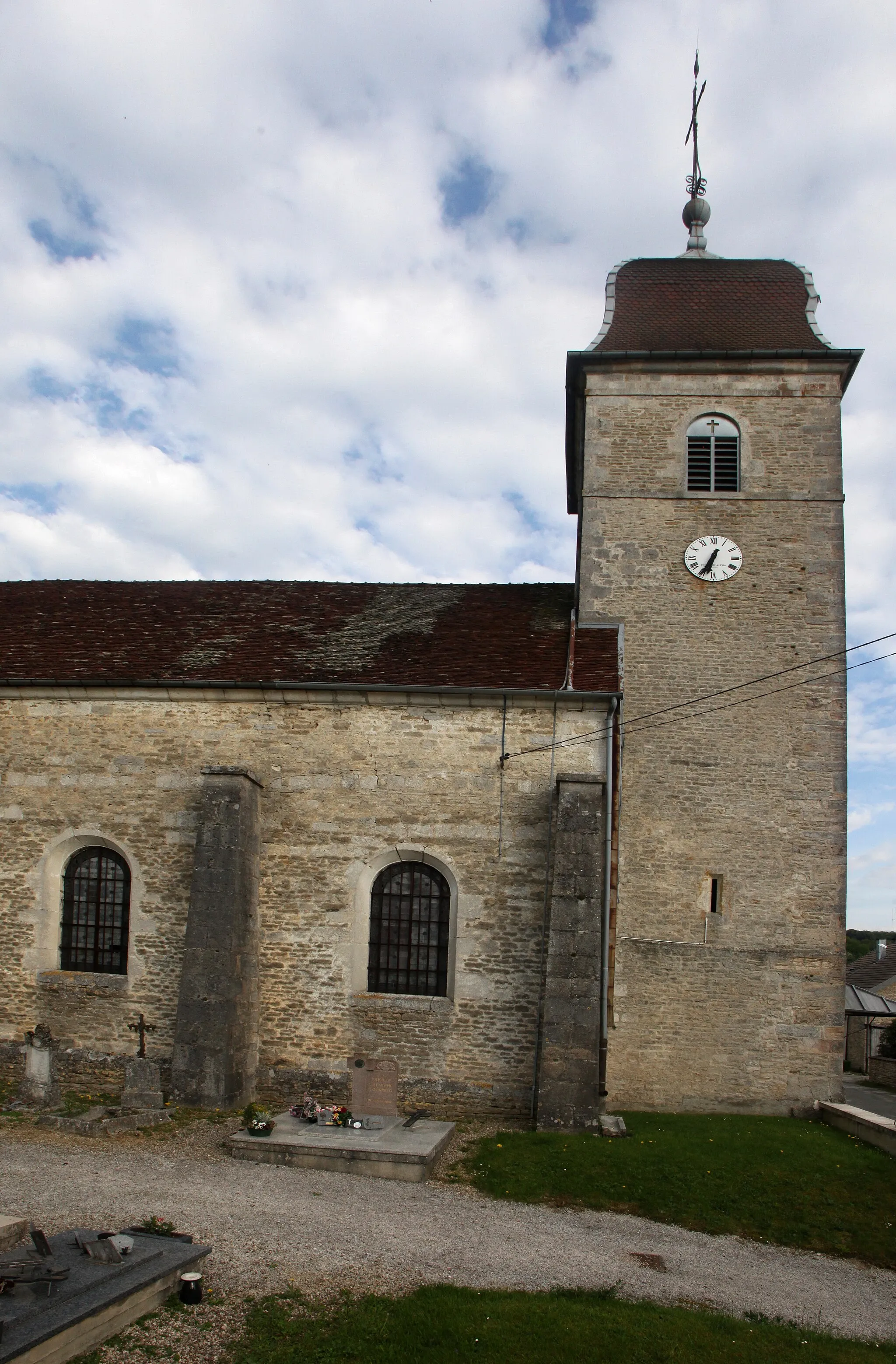 Photo showing: Église de Villers-sous-Montrond (Doubs).