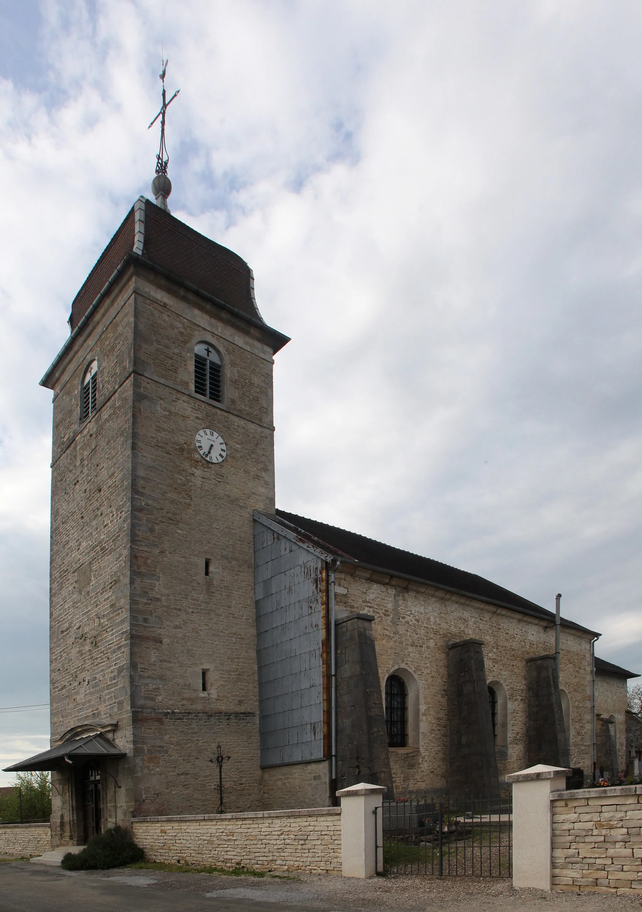 Photo showing: Église de Villers-sous-Montrond (Doubs).